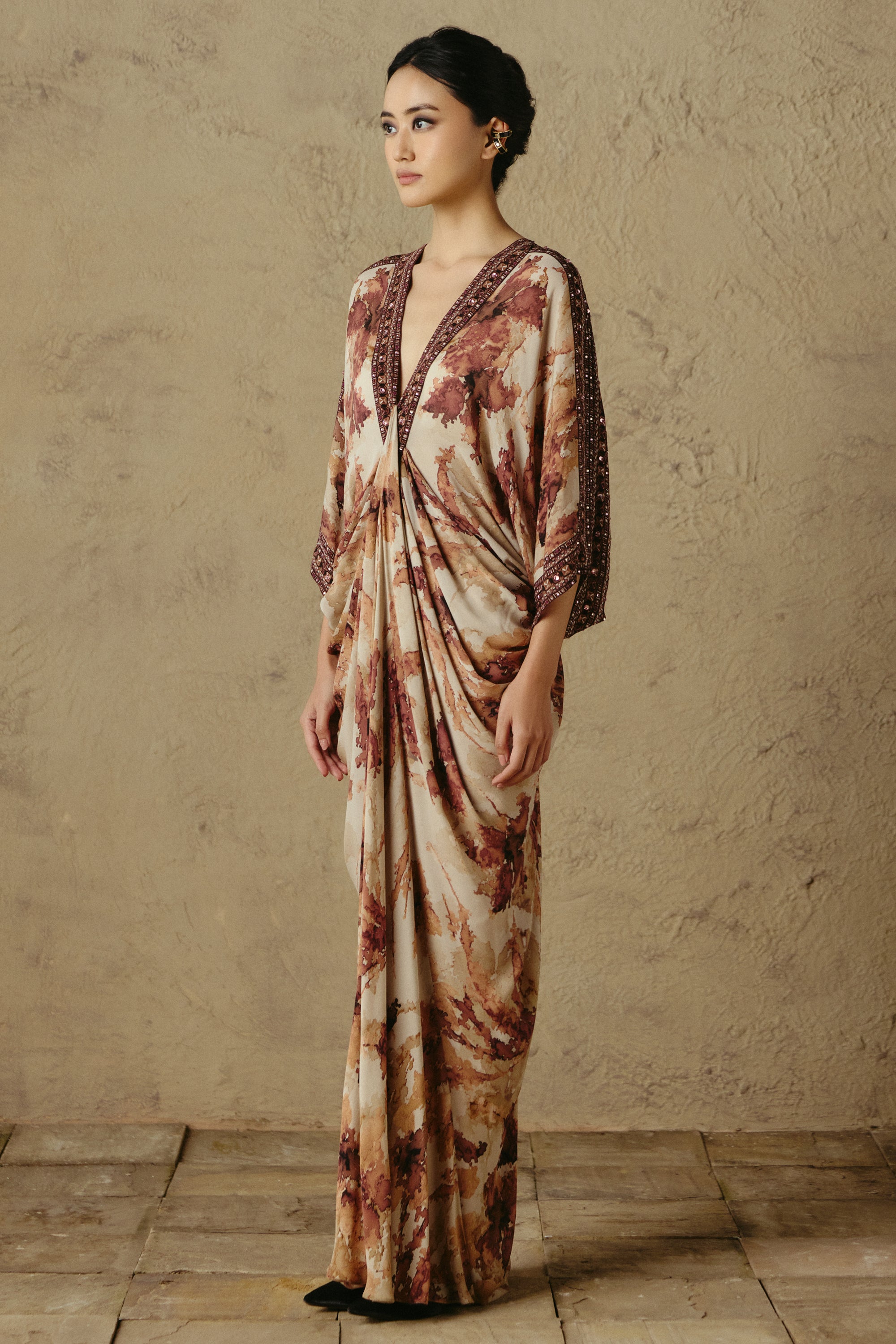 Floral Jewel Kaftan