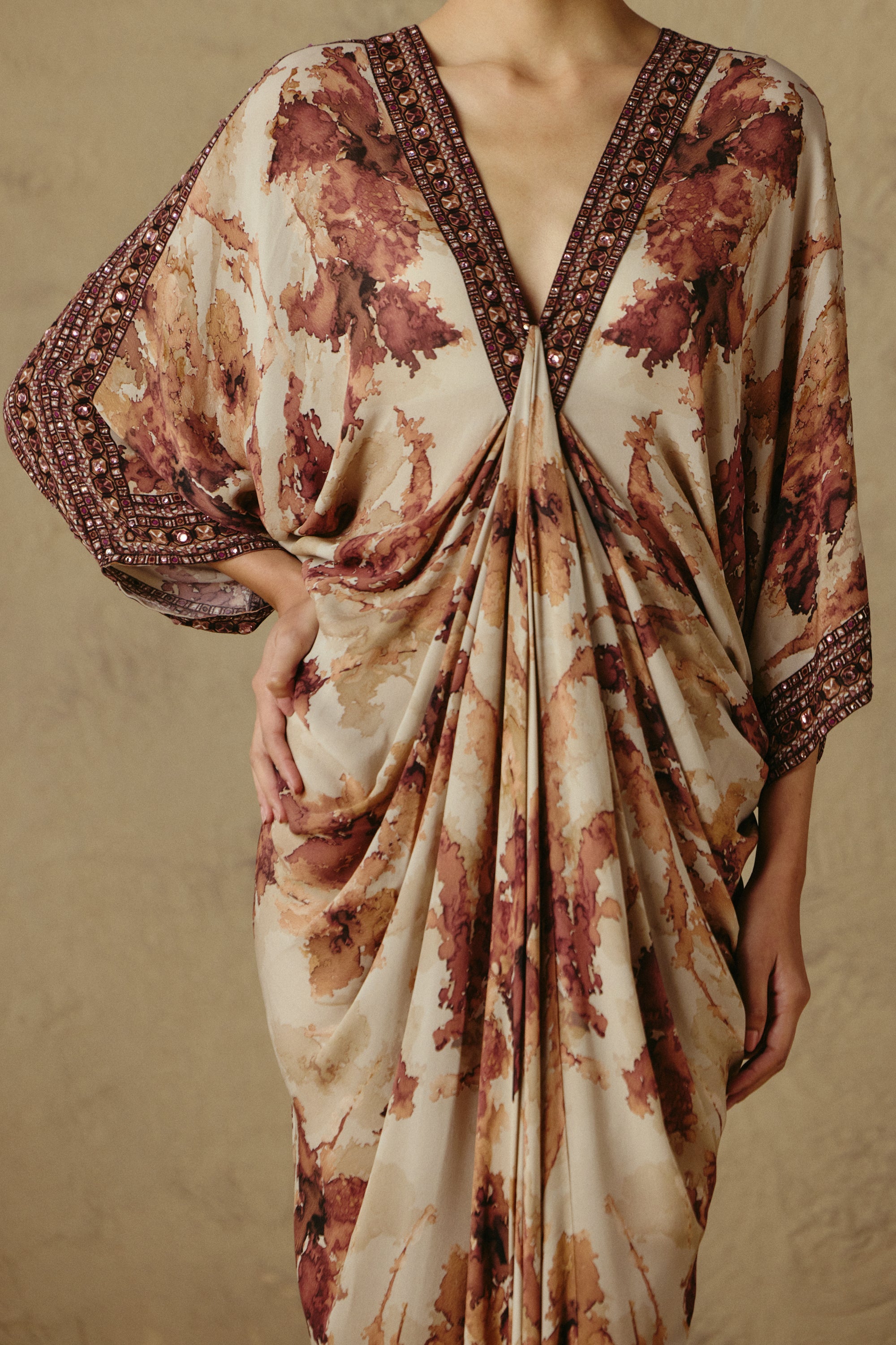 Floral Jewel Kaftan