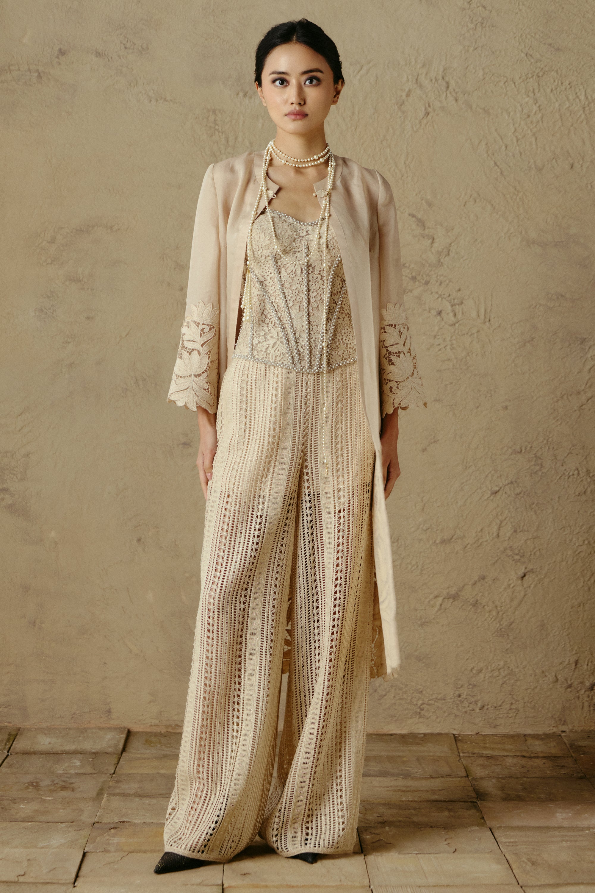 Stacked Lace Pants