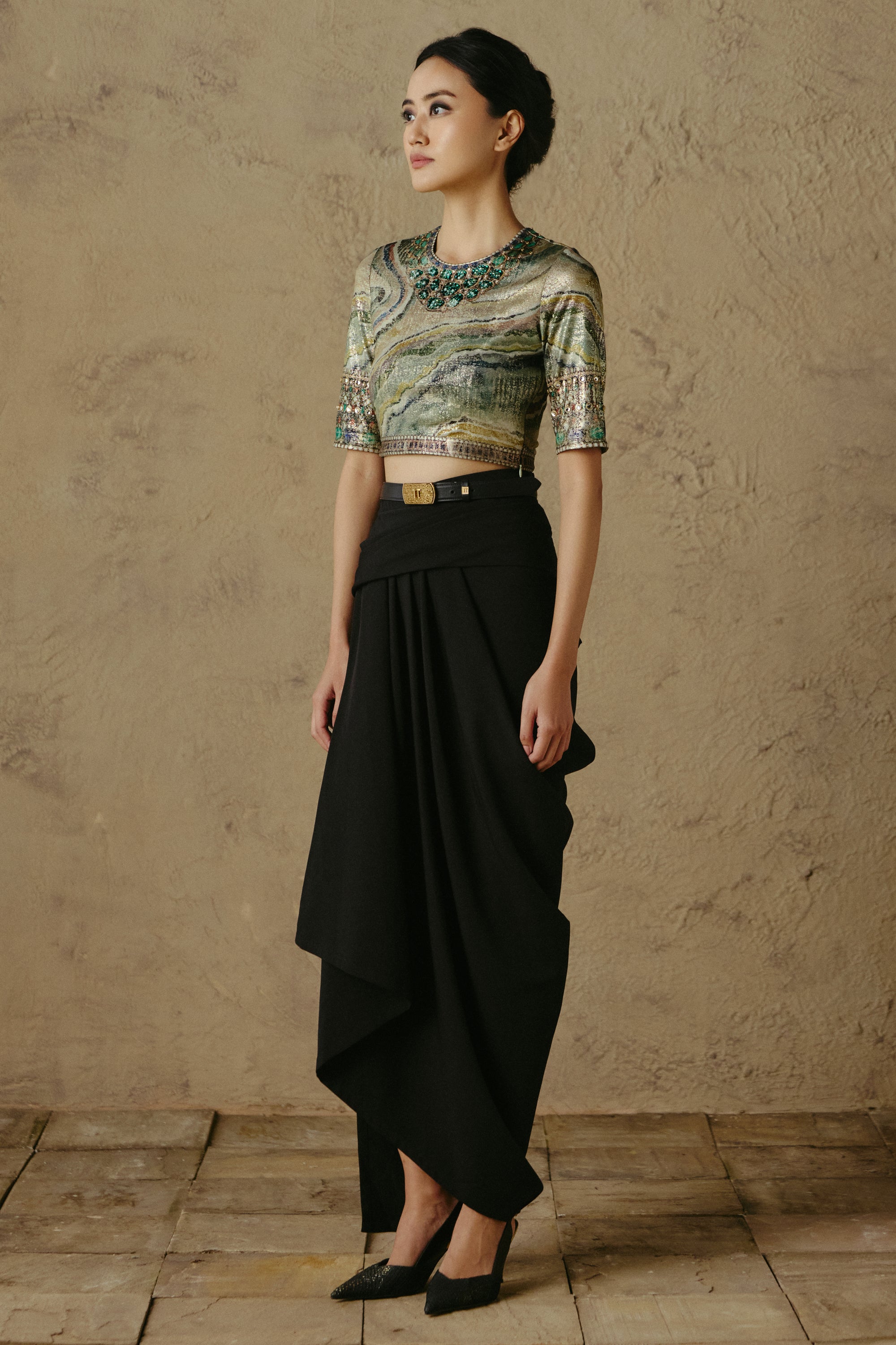 Moiré  Foil T-Shirt