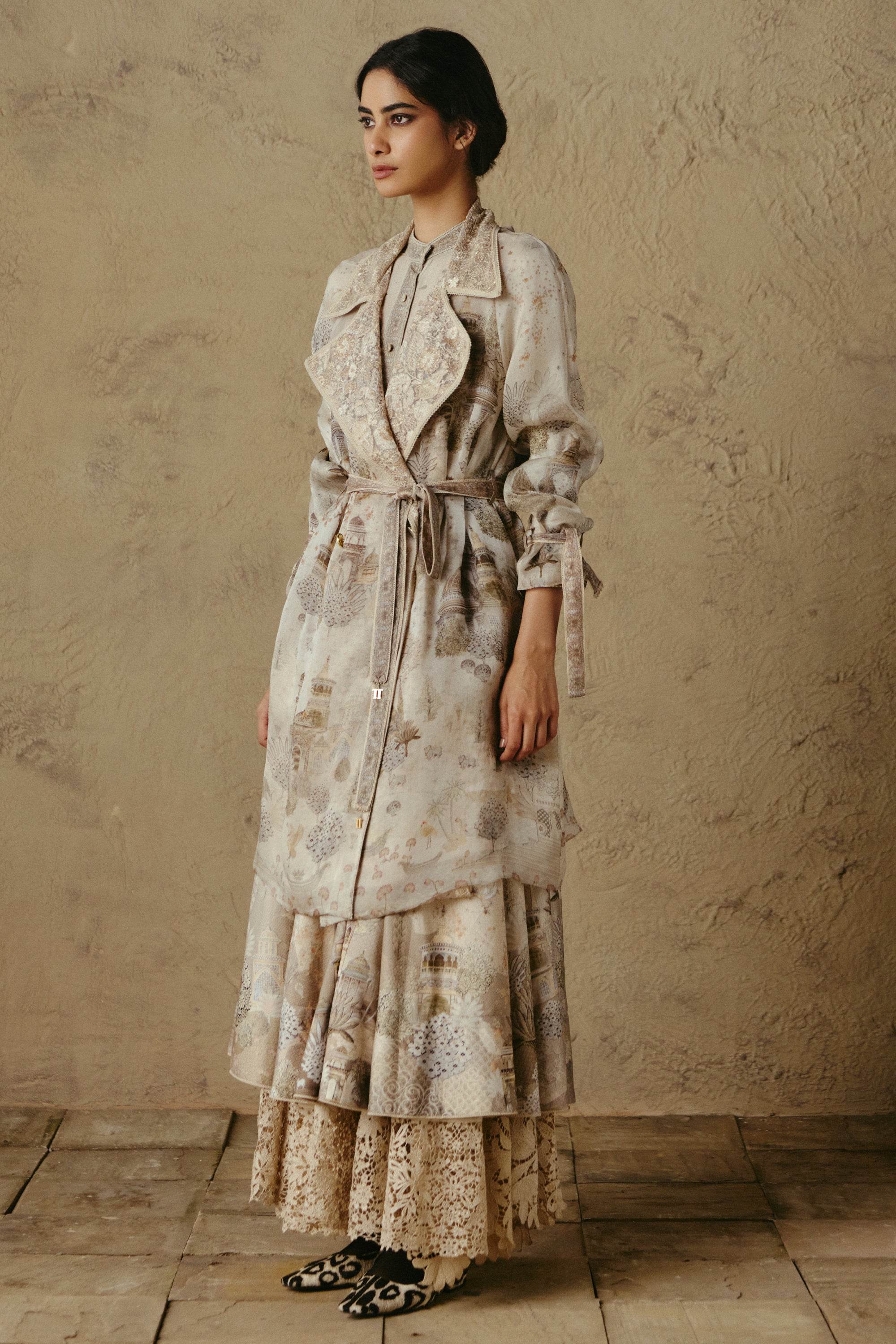 Pichwai Organza Jacket