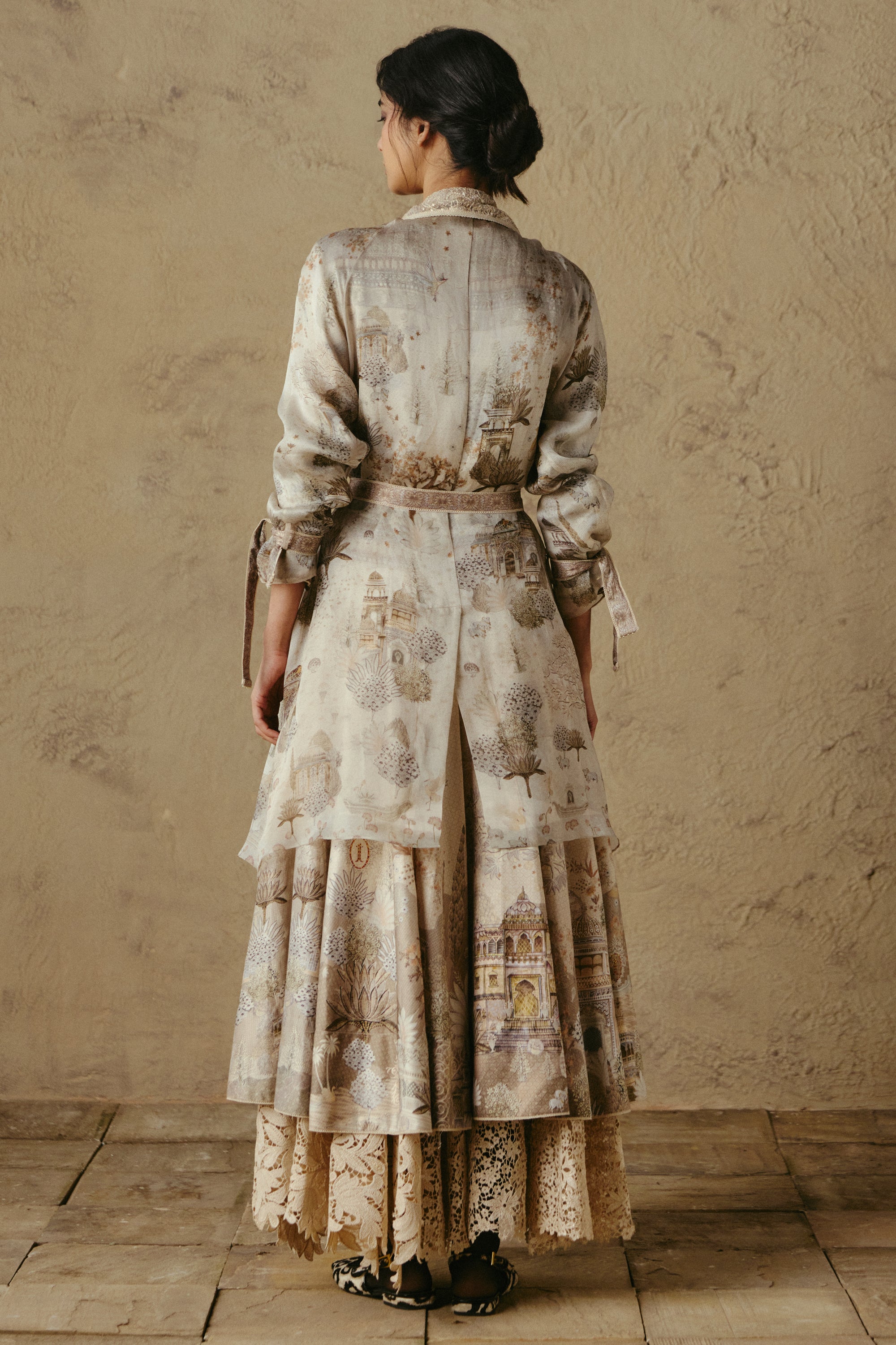 Pichwai Organza Jacket