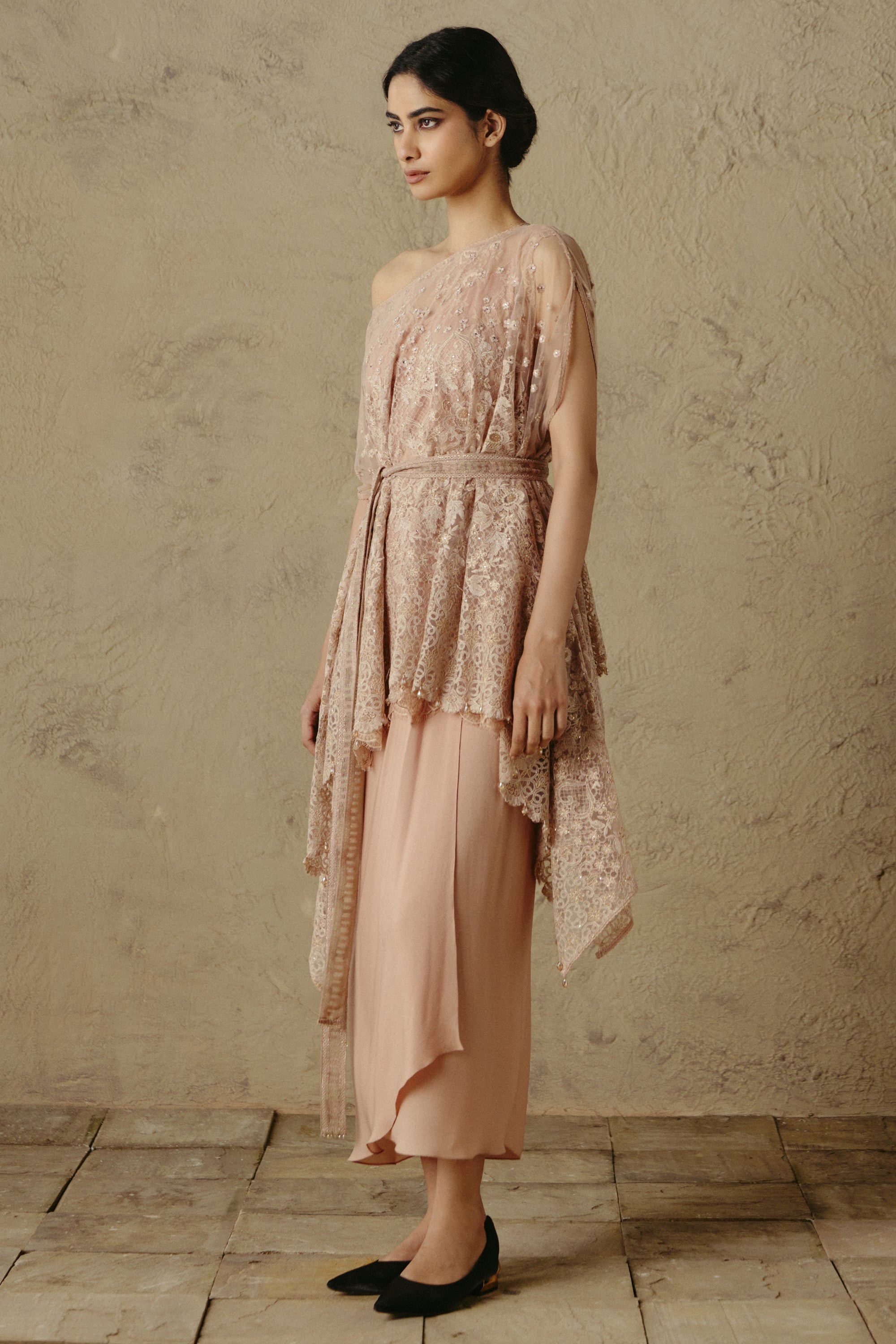 Diamond Drape Top