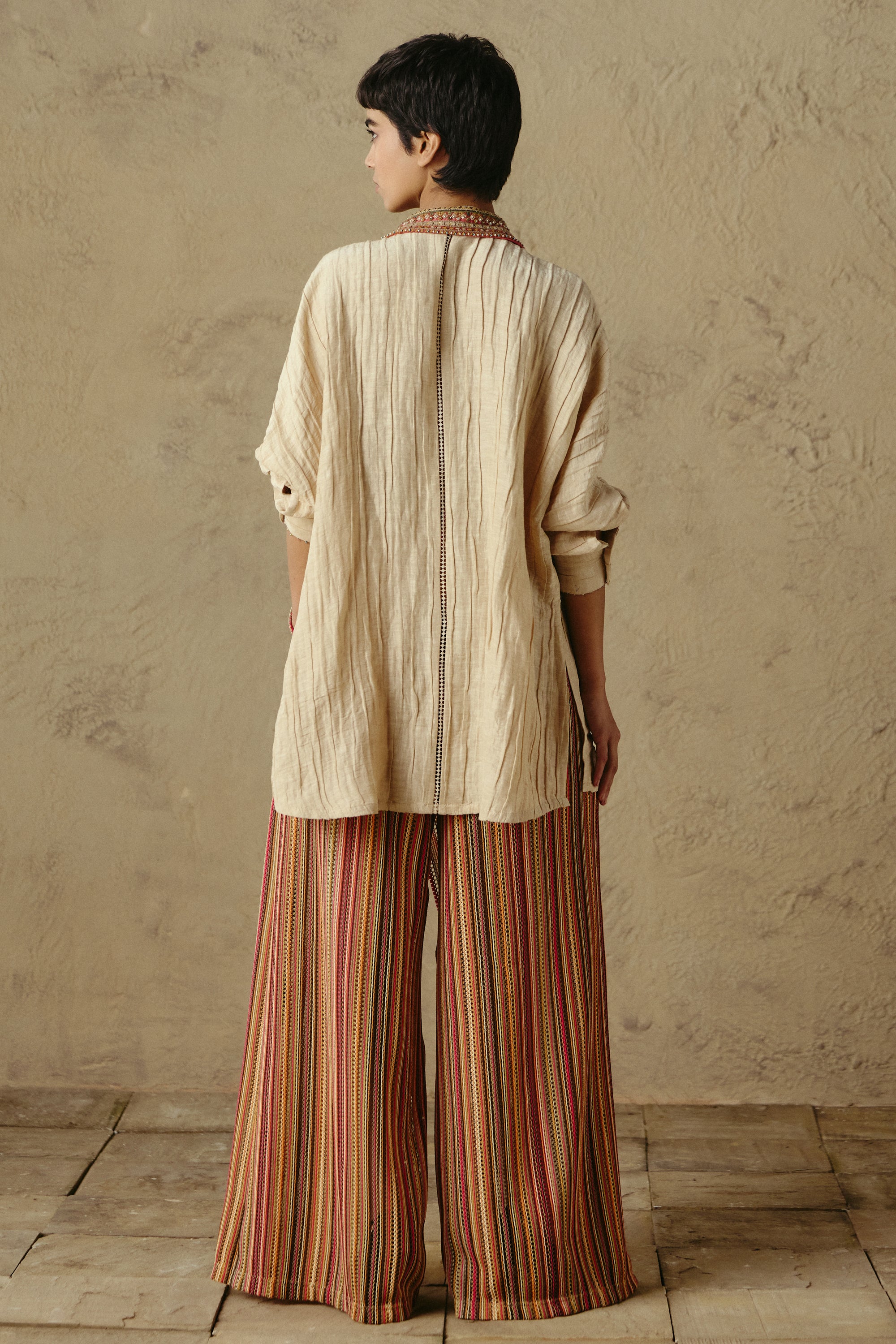 Rabari Collared Silk Shirt