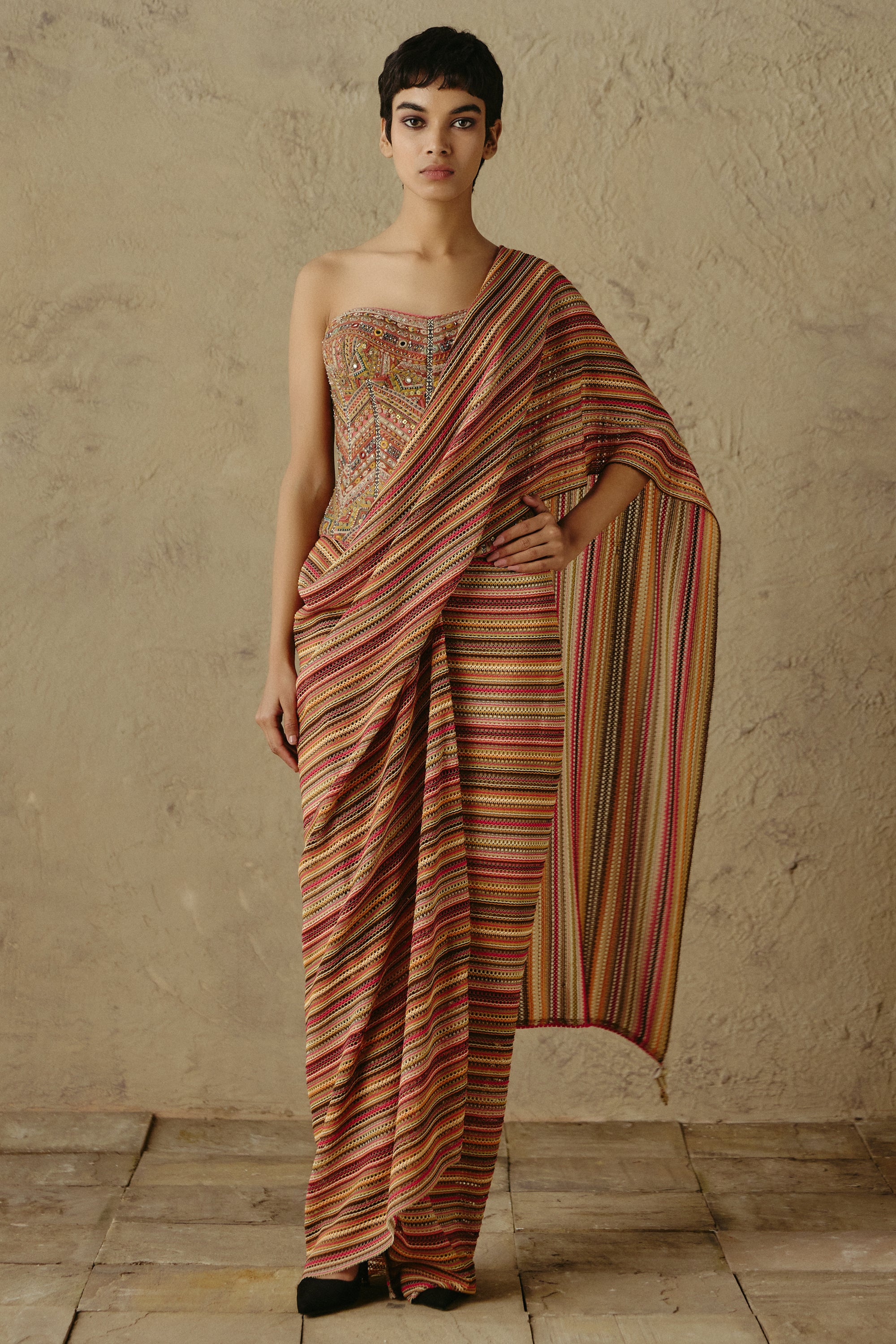 Crochet Concept Saree