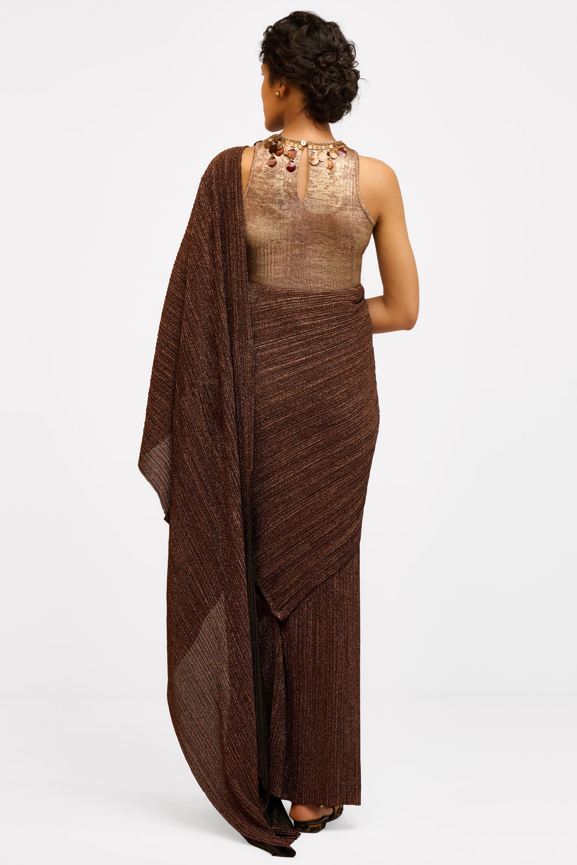 Crinkled Concept Saree