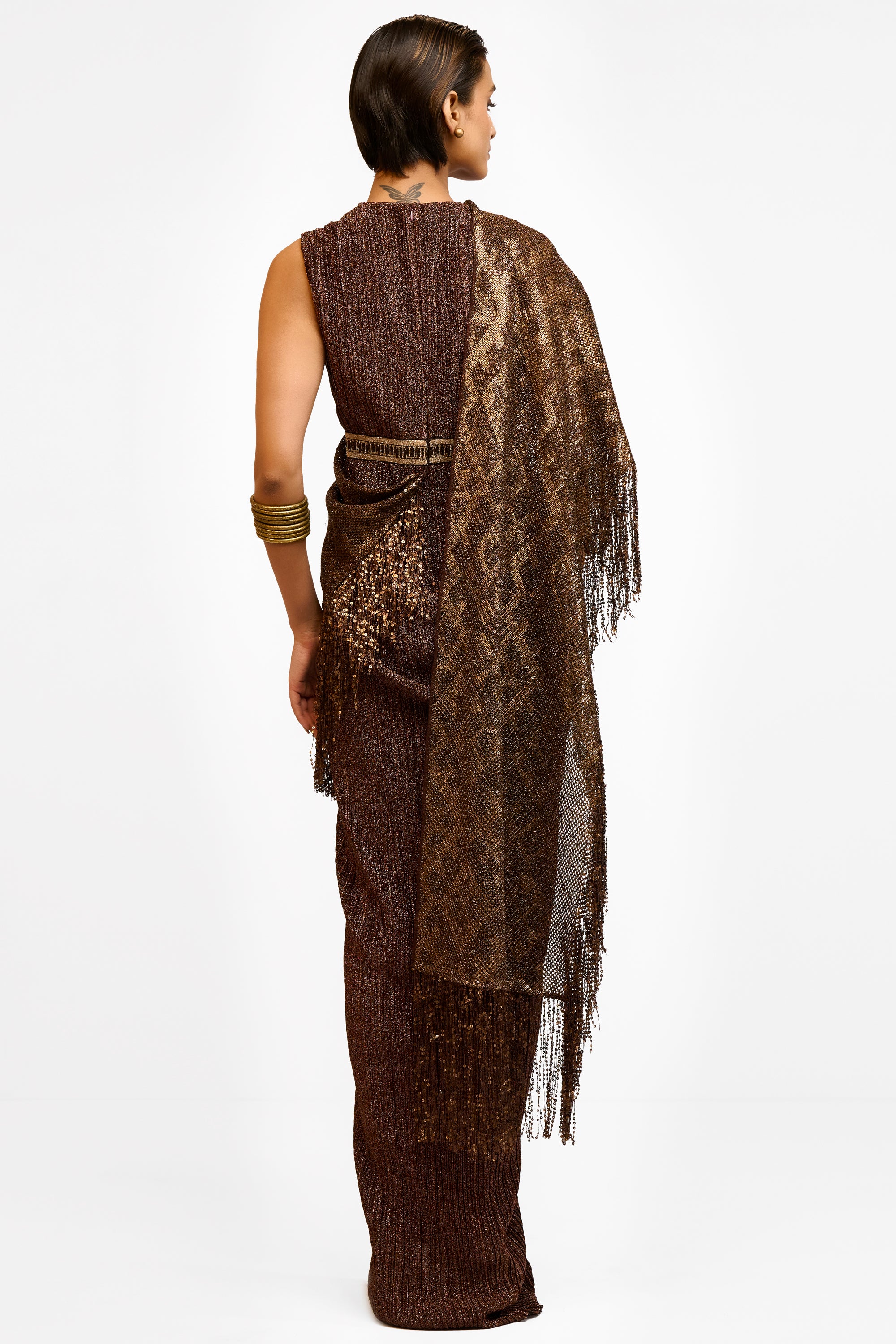 Crinkled Concept Saree