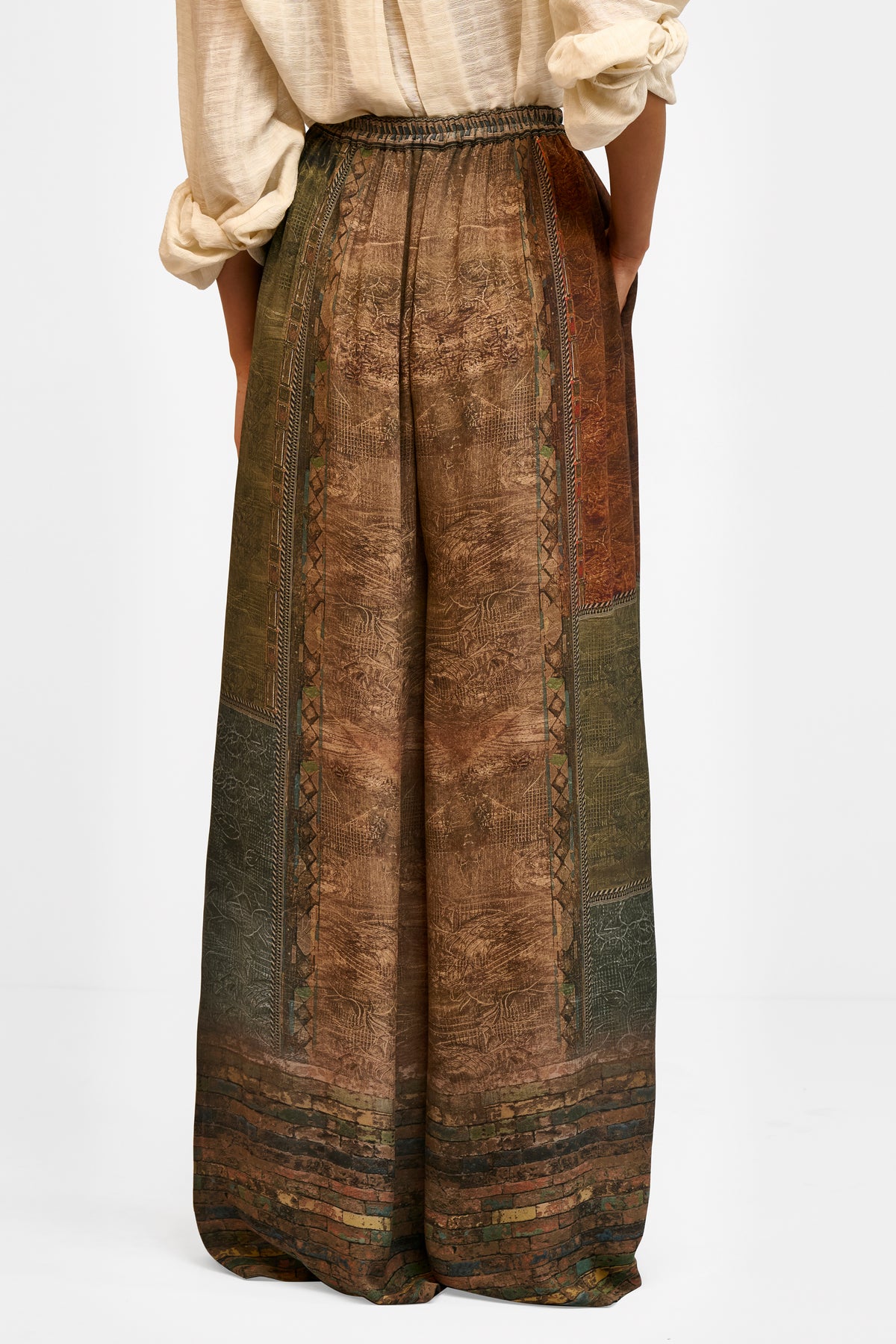 Printed Georgette Trouser