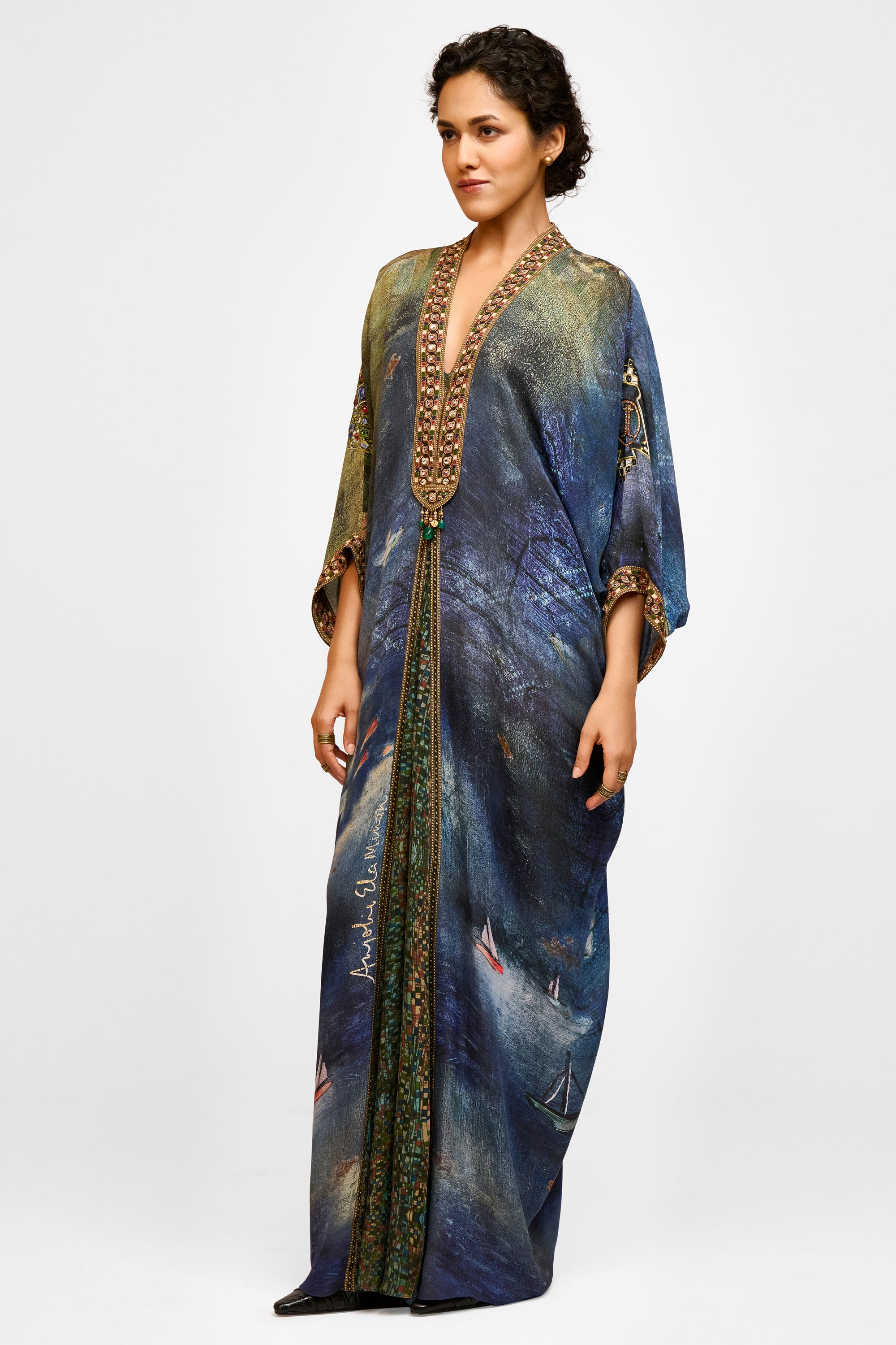 Crystal Georgette Kaftan
