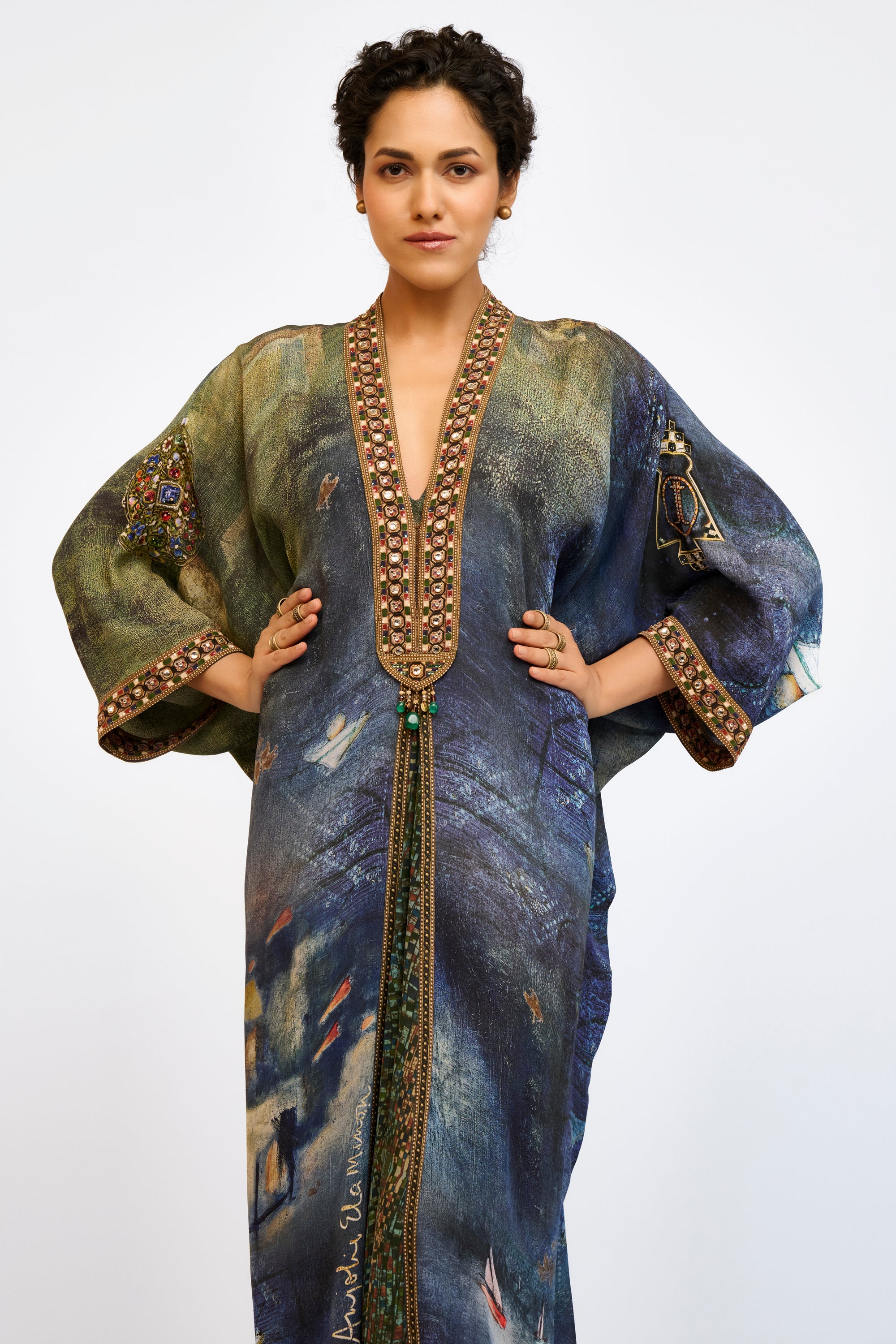 Crystal Georgette Kaftan