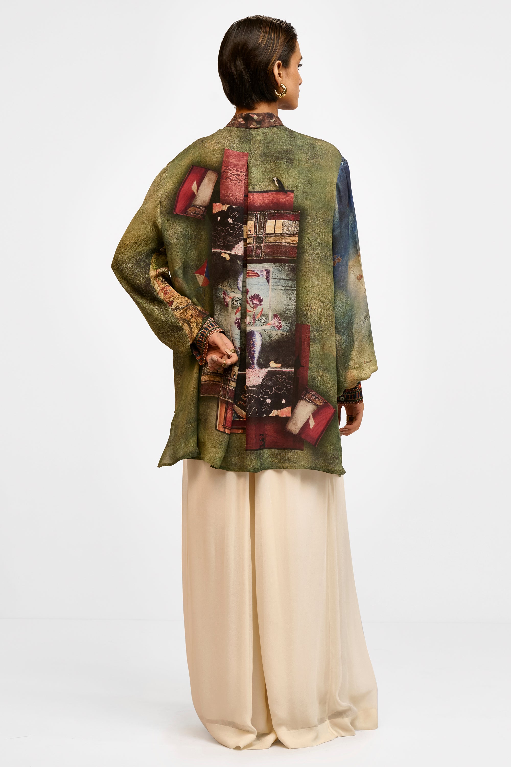 Printed Linen Shirt