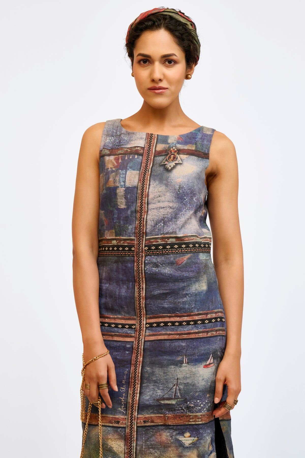 Linen Shift Dress