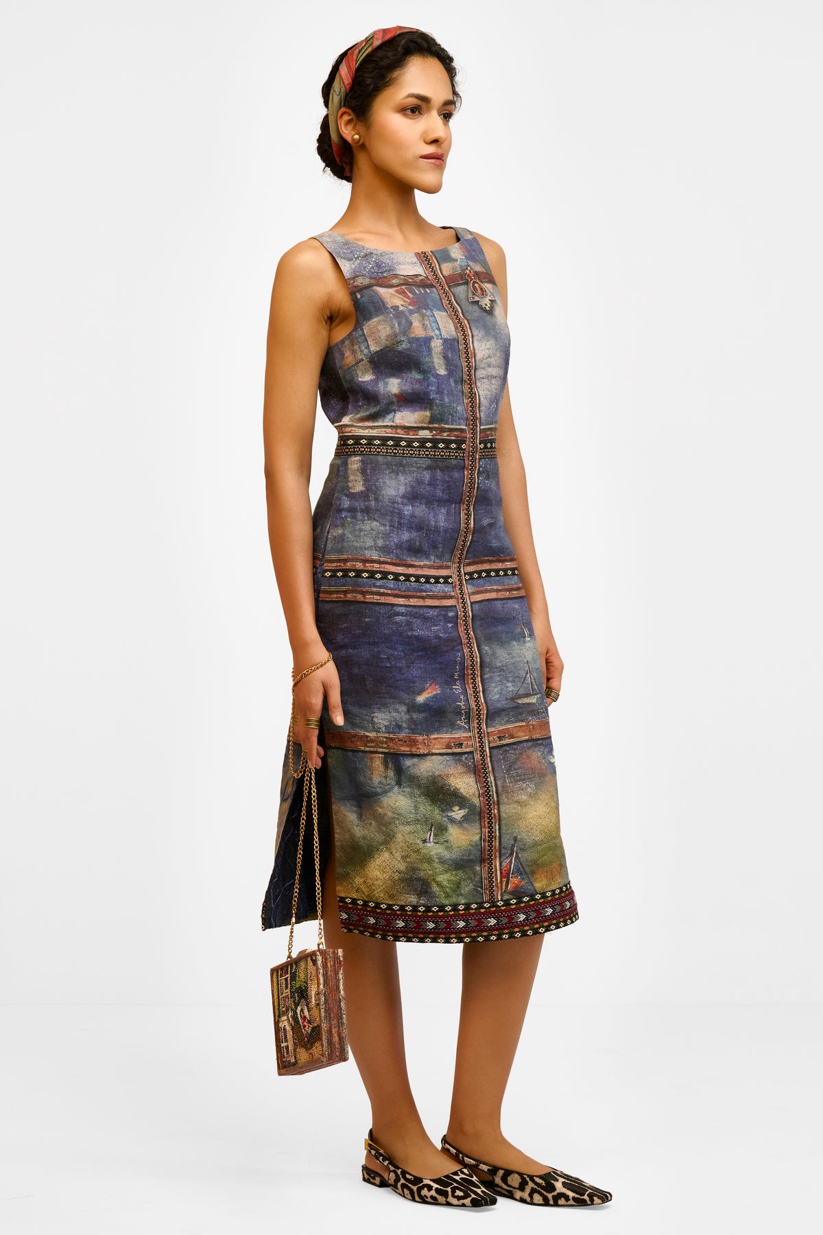 Linen Shift Dress