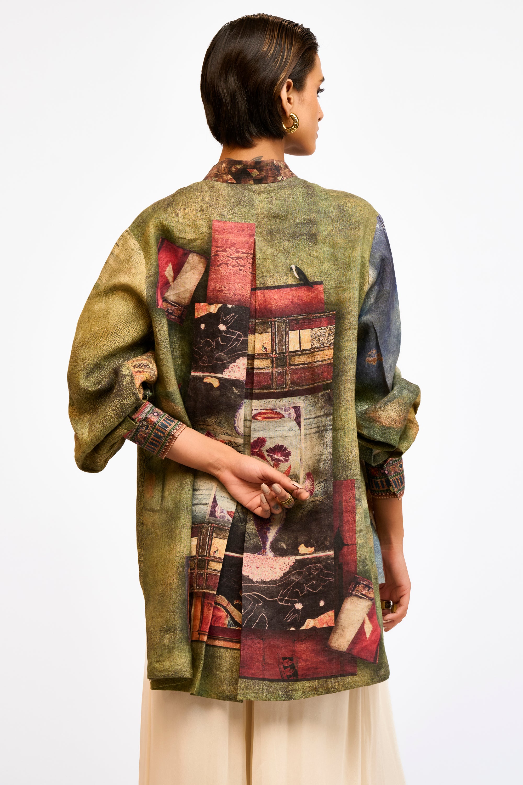 Printed Linen Shirt