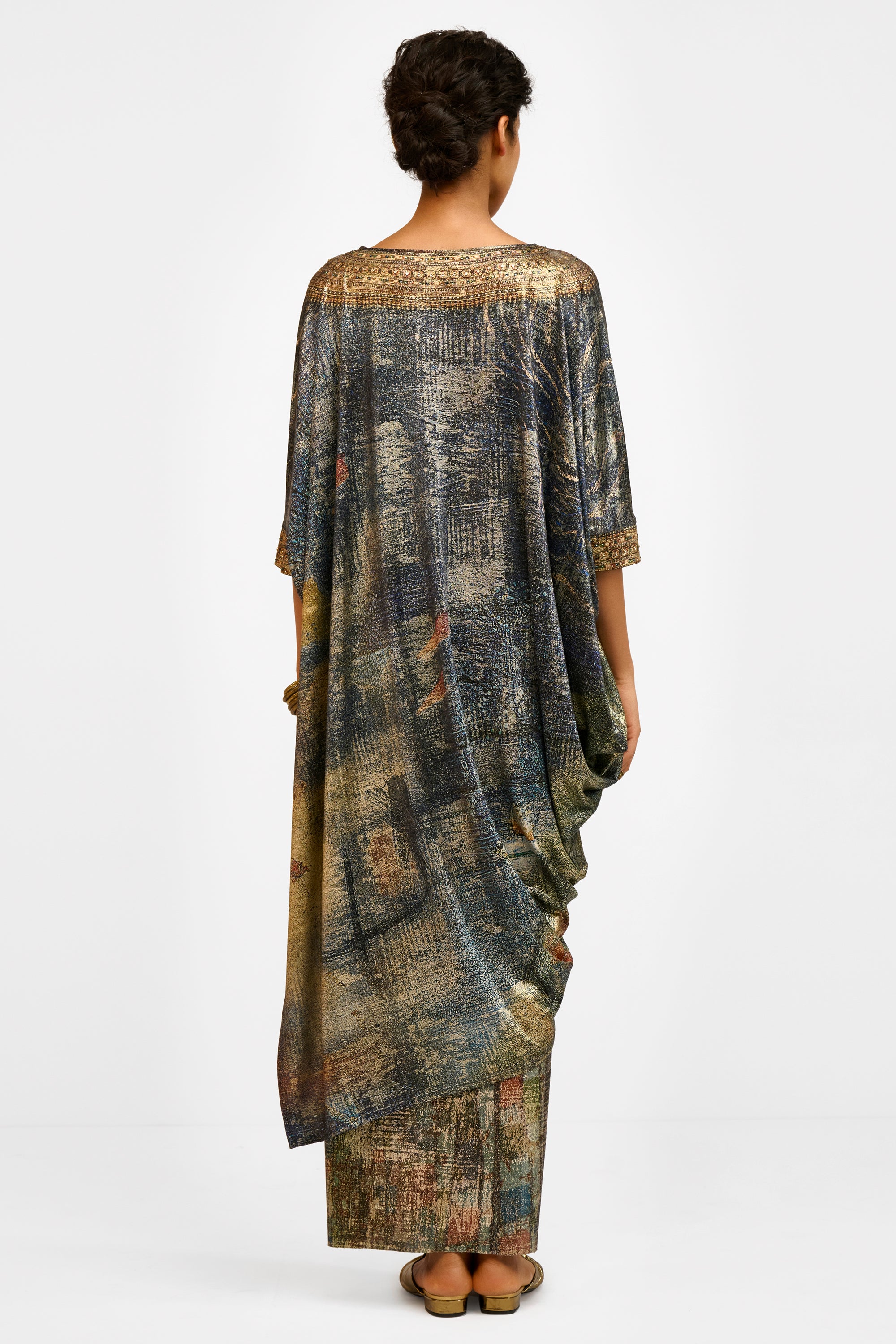 Asymmetrical Foil Tunic