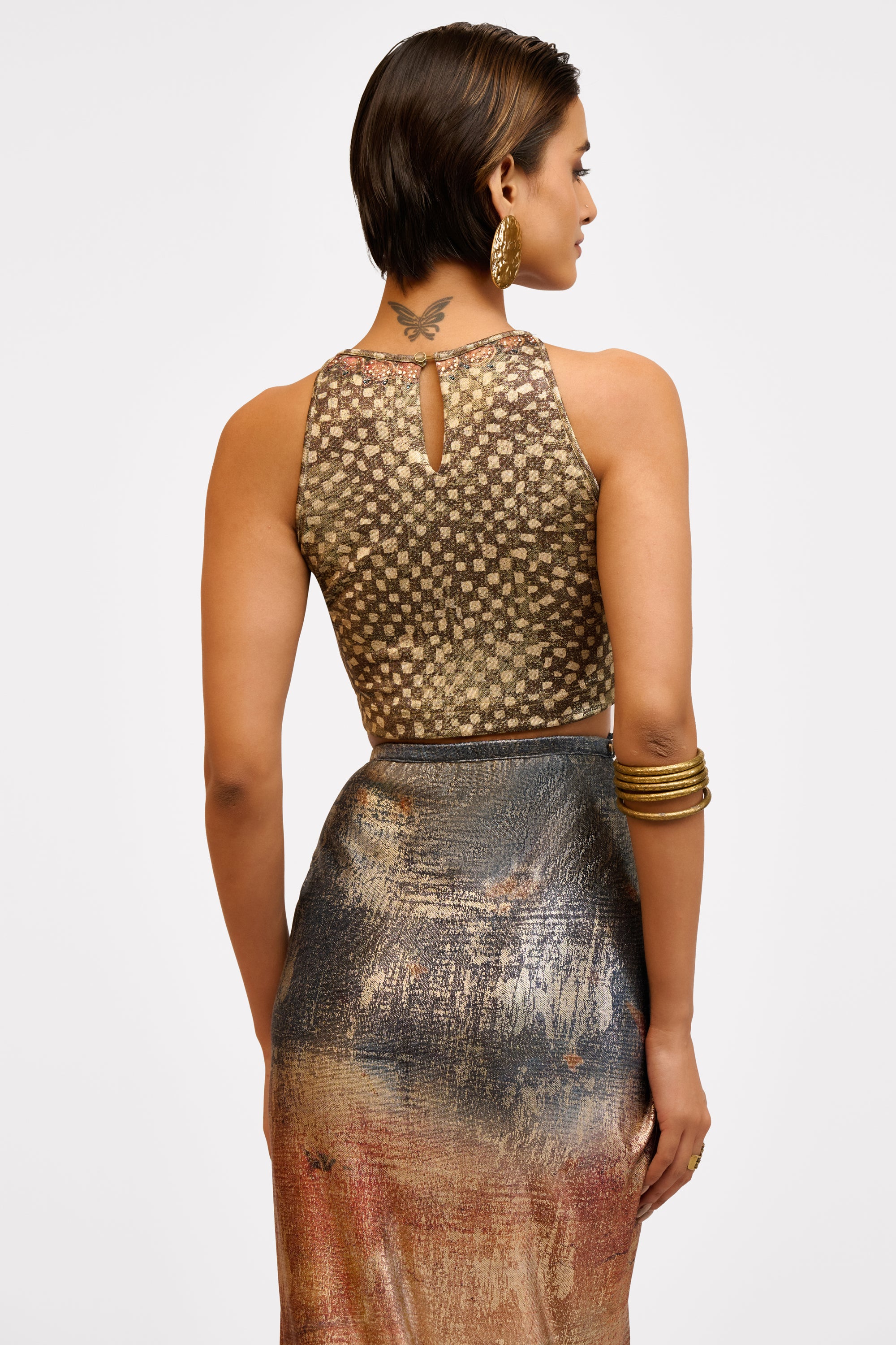 Jersey Halter Neck Top