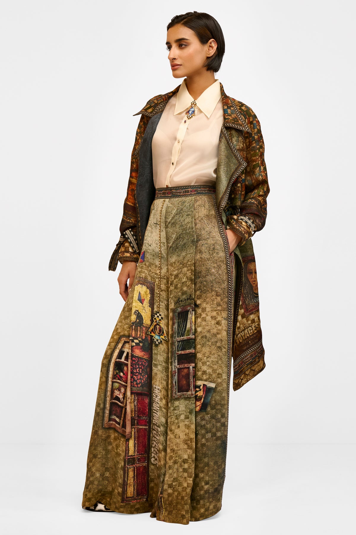 Braided Organza Jacket