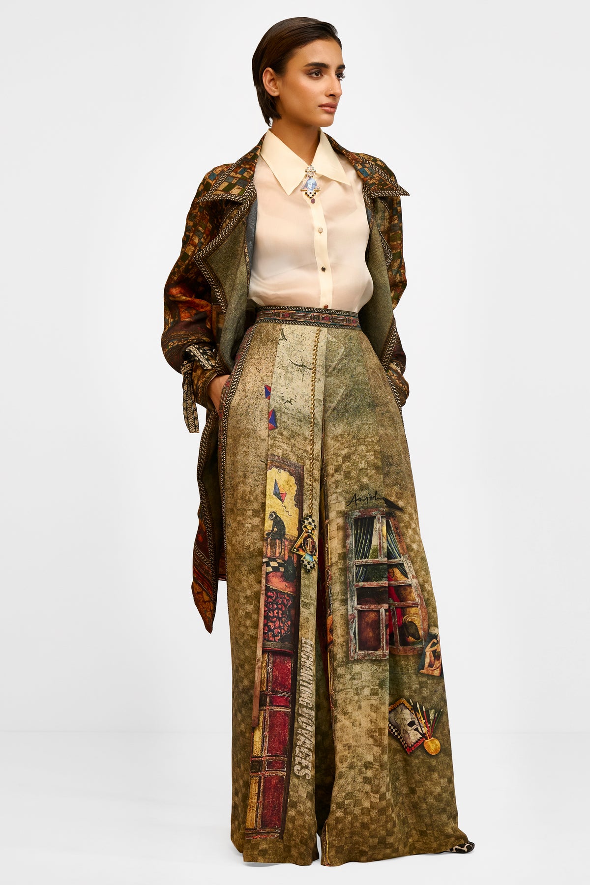 Braided Organza Jacket