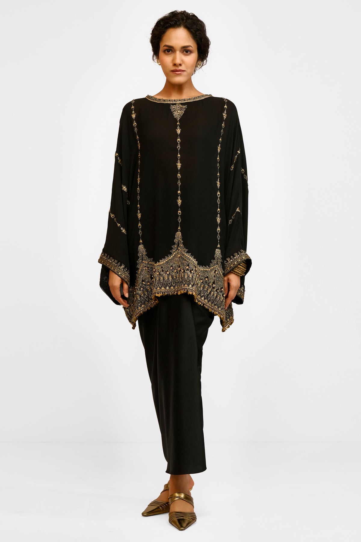 Embroidered Georgette Top
