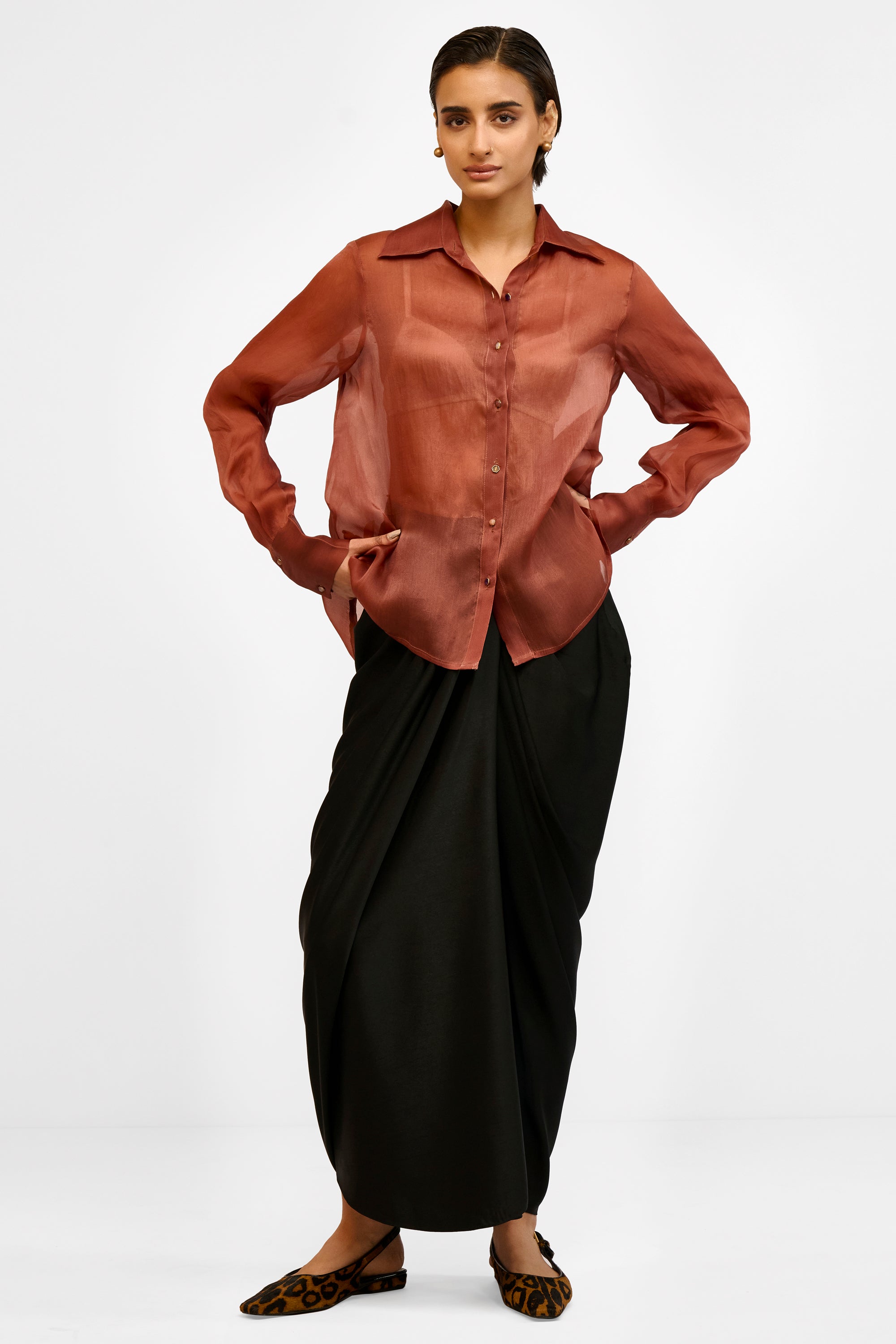 Crystal Organza Shirt