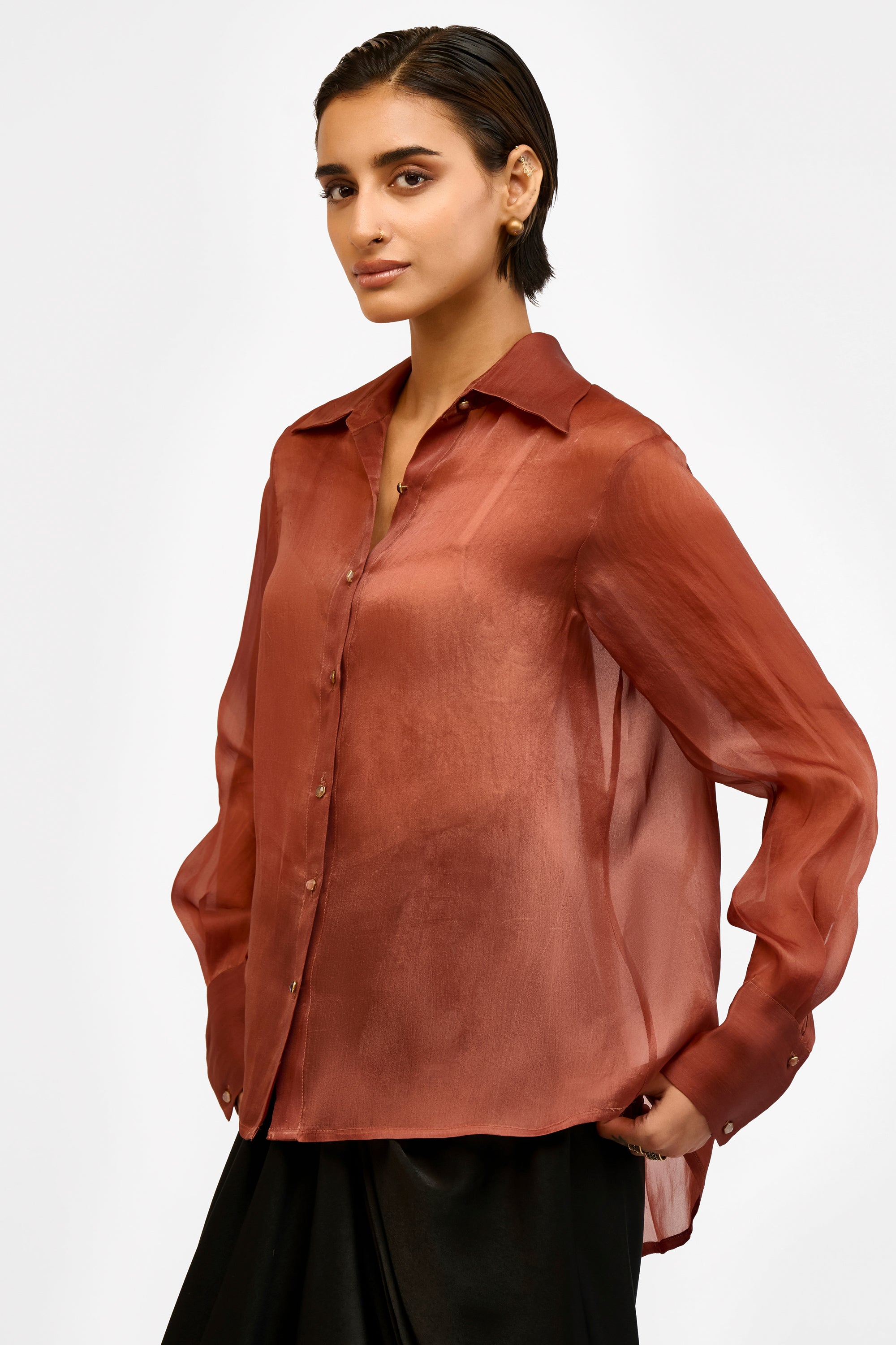 Crystal Organza Shirt