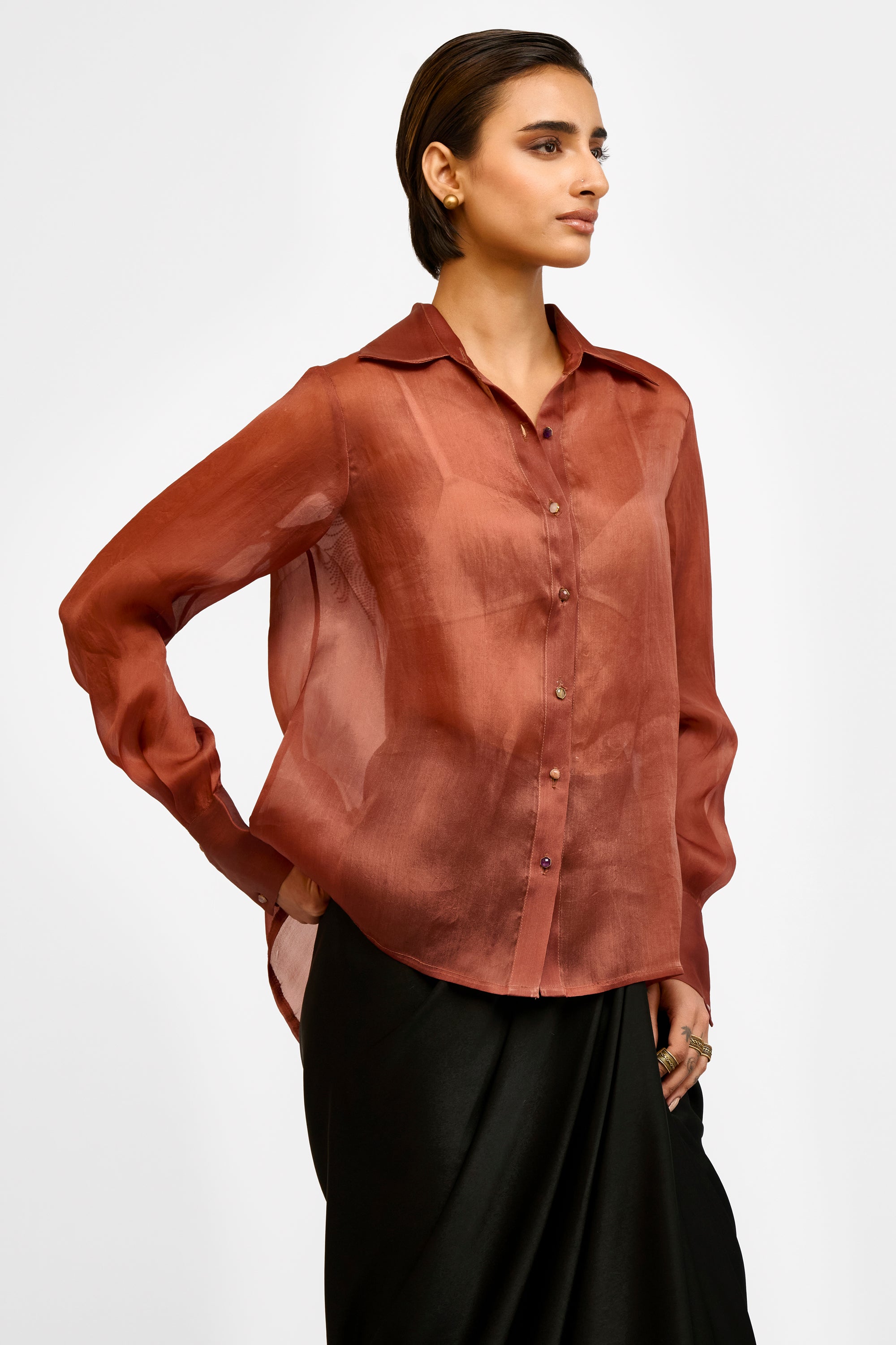 Crystal Organza Shirt