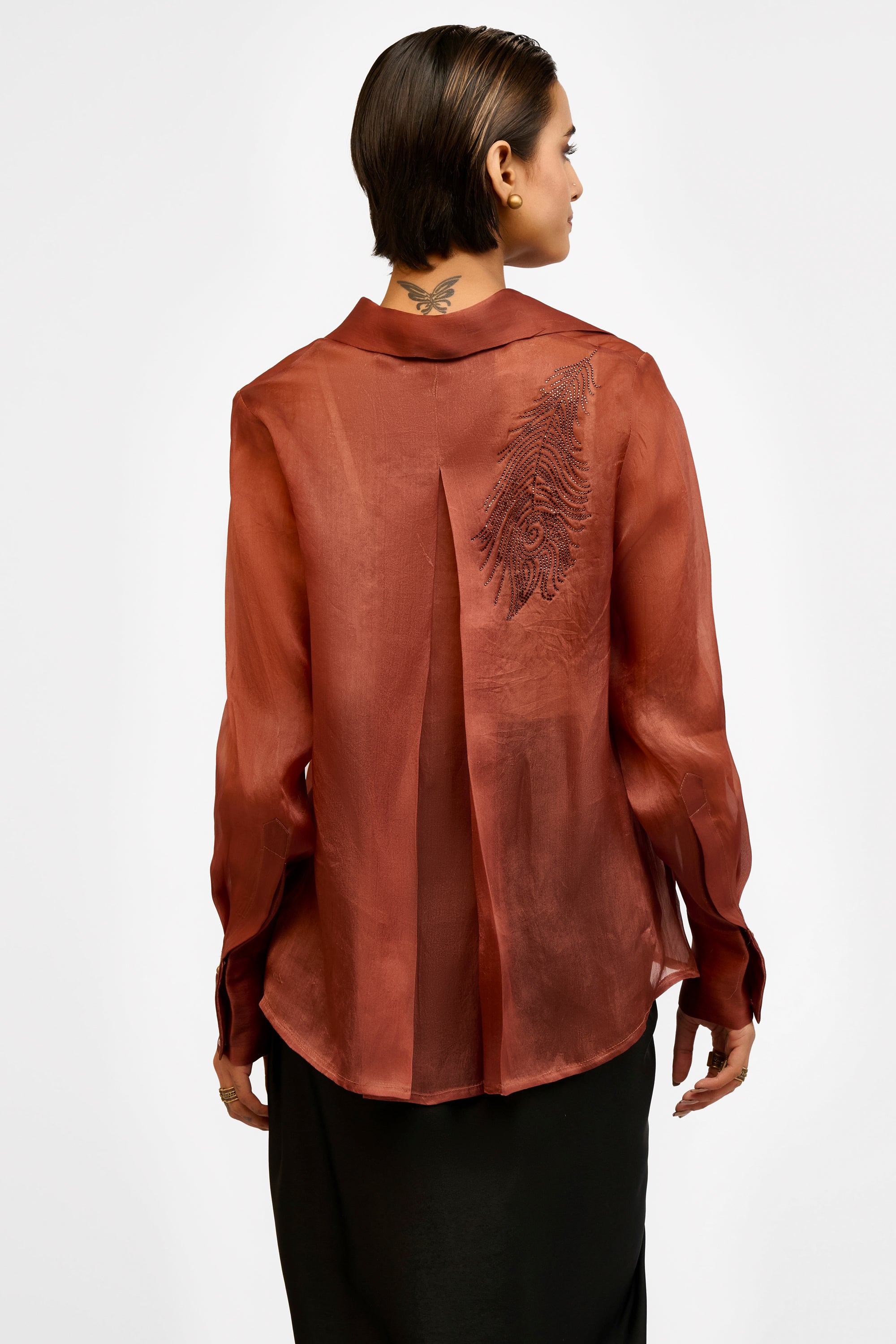 Crystal Organza Shirt
