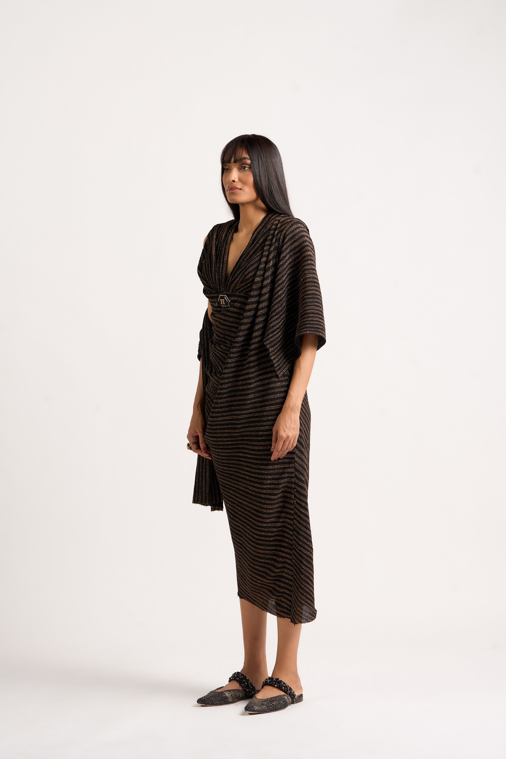 Draped Cocktail Dress