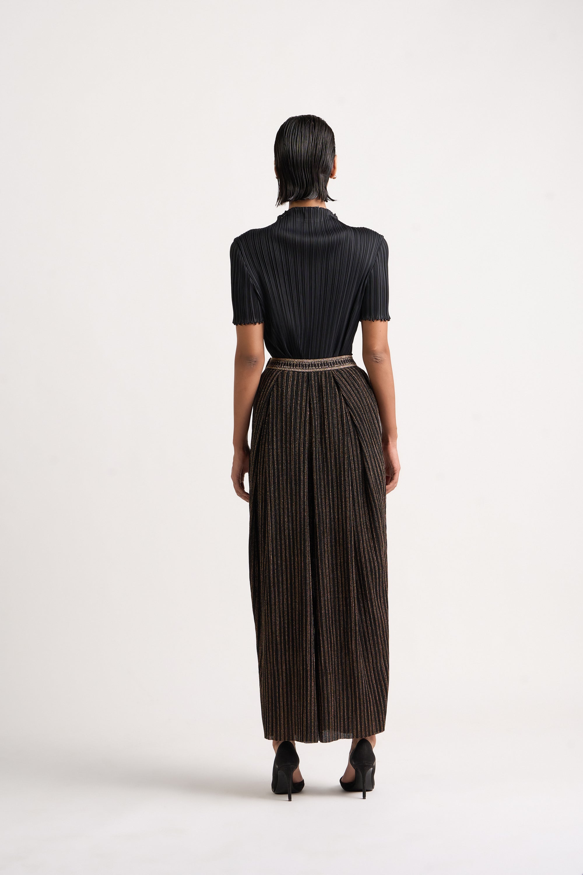 Crinkle Cocktail Skirt