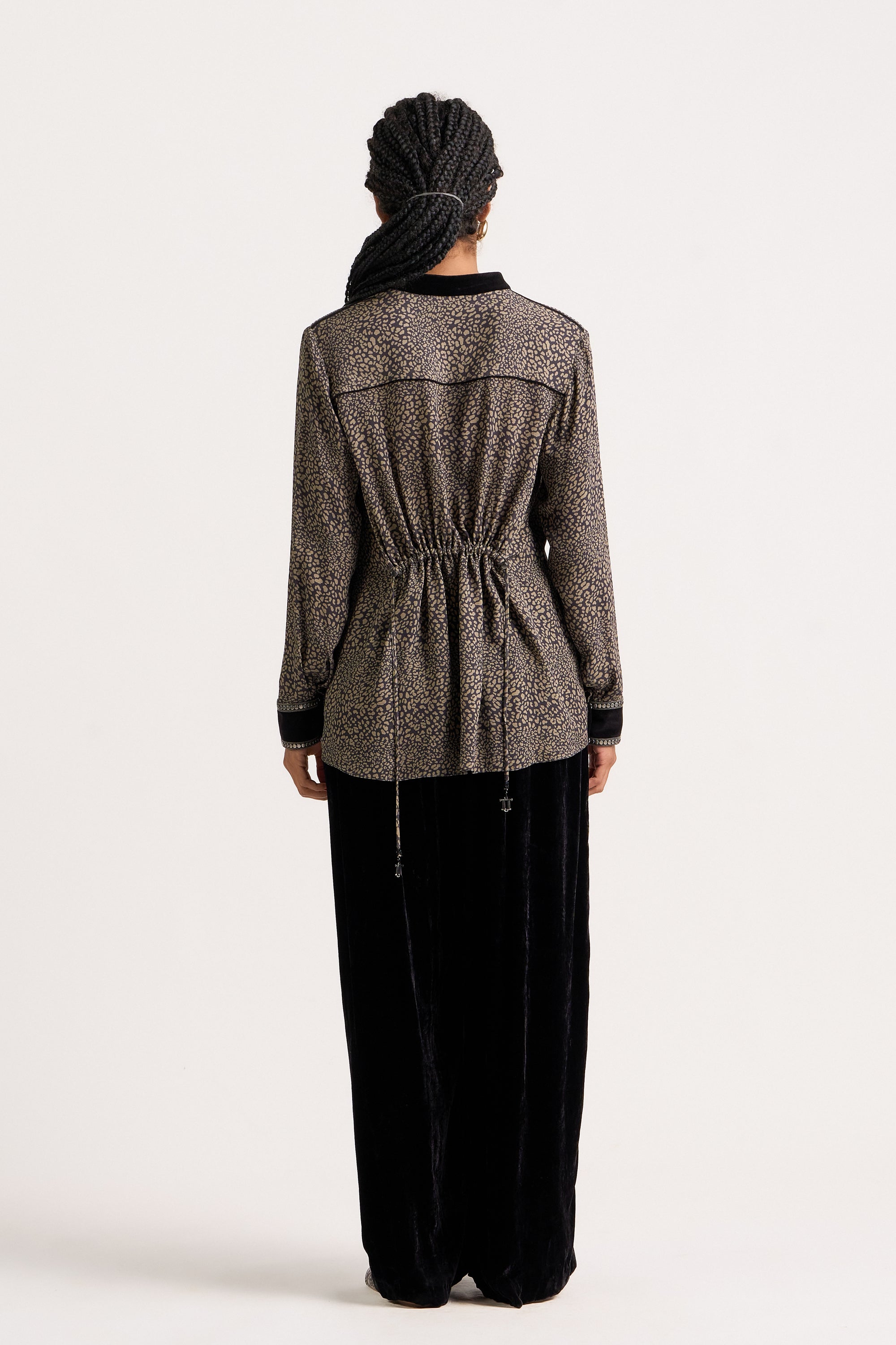 Metallic Braid Shirt