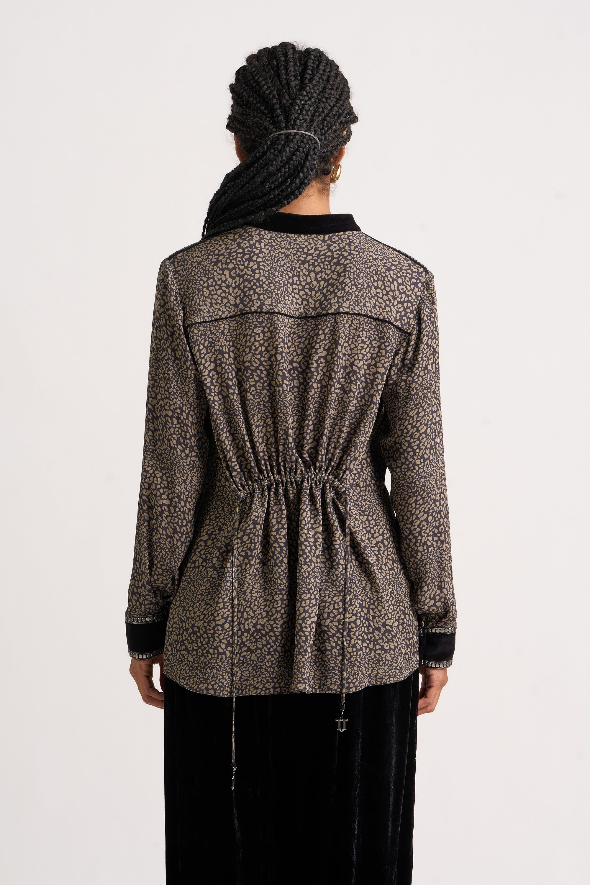 Metallic Braid Shirt