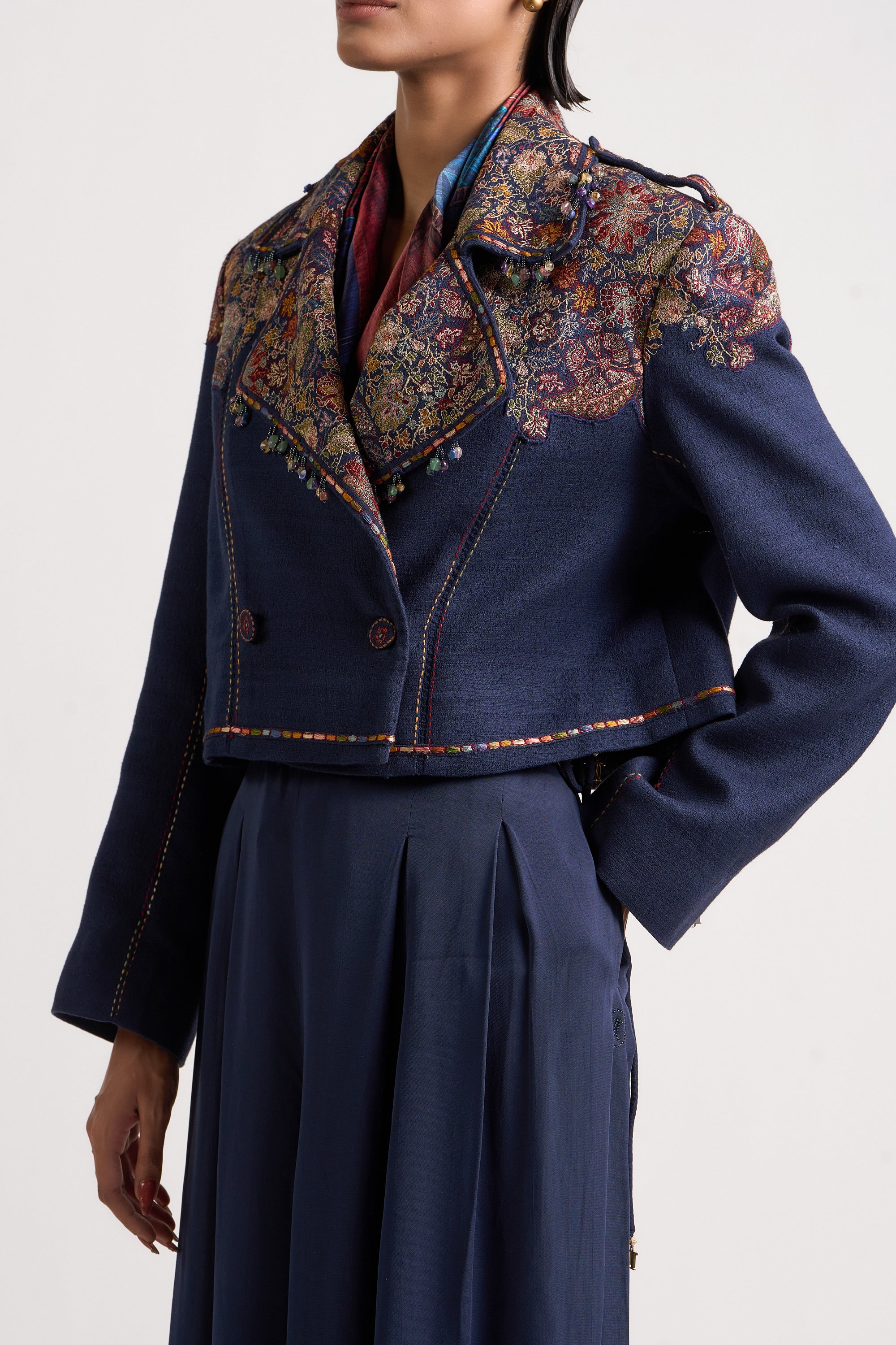 The Double-Breasted Crop Jacket