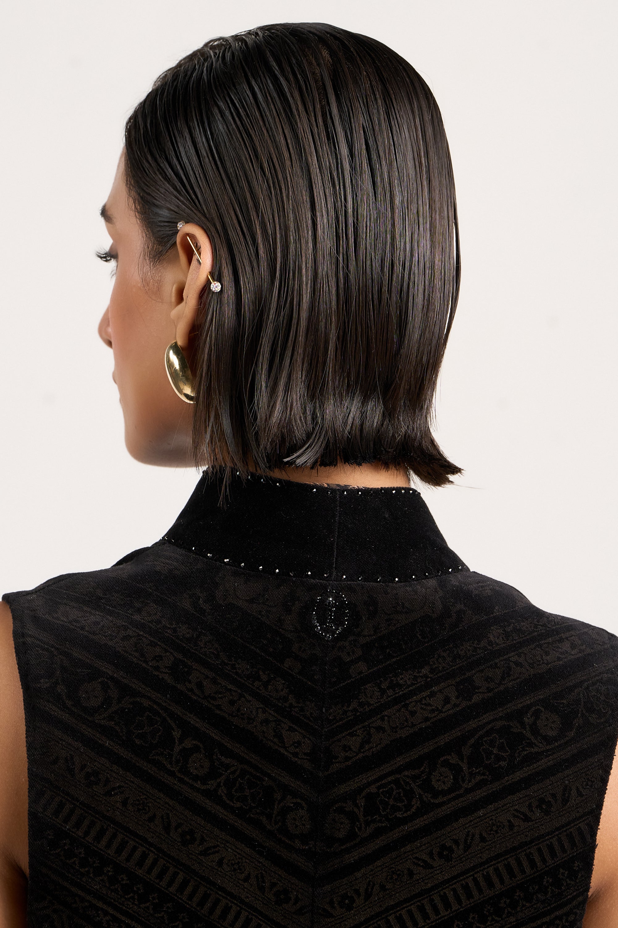 Etched Velvet Gilet