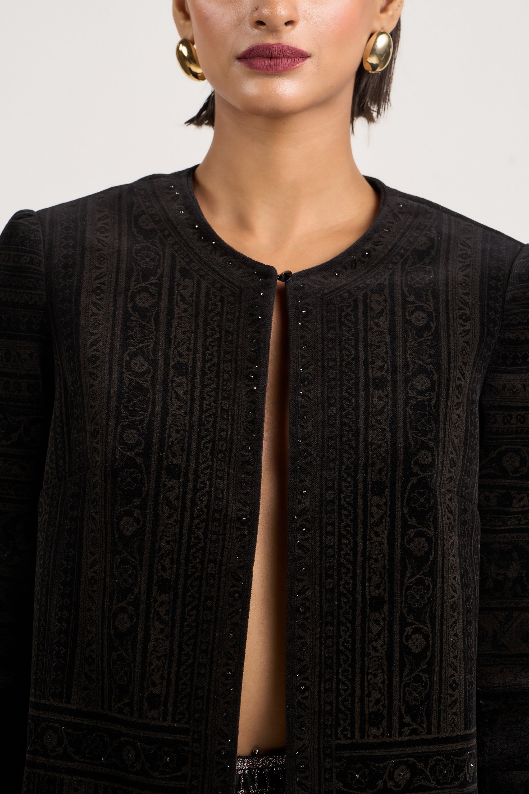 Etched Velvet Jacket