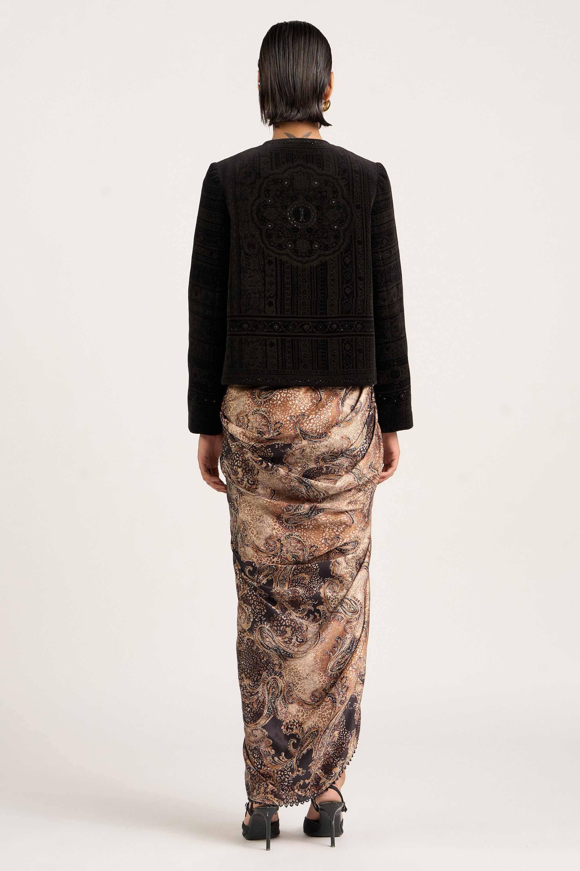 Etched Velvet Jacket