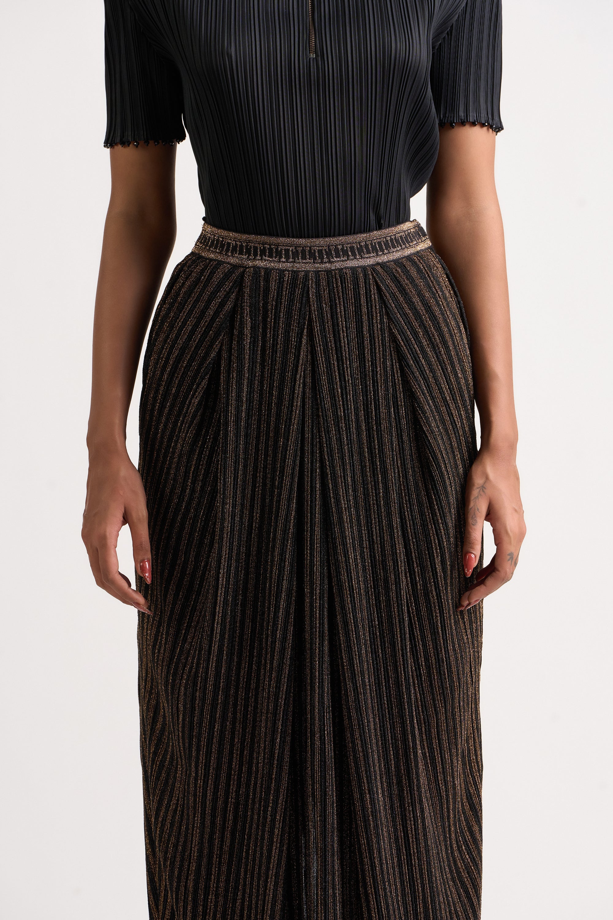 Crinkle Cocktail Skirt