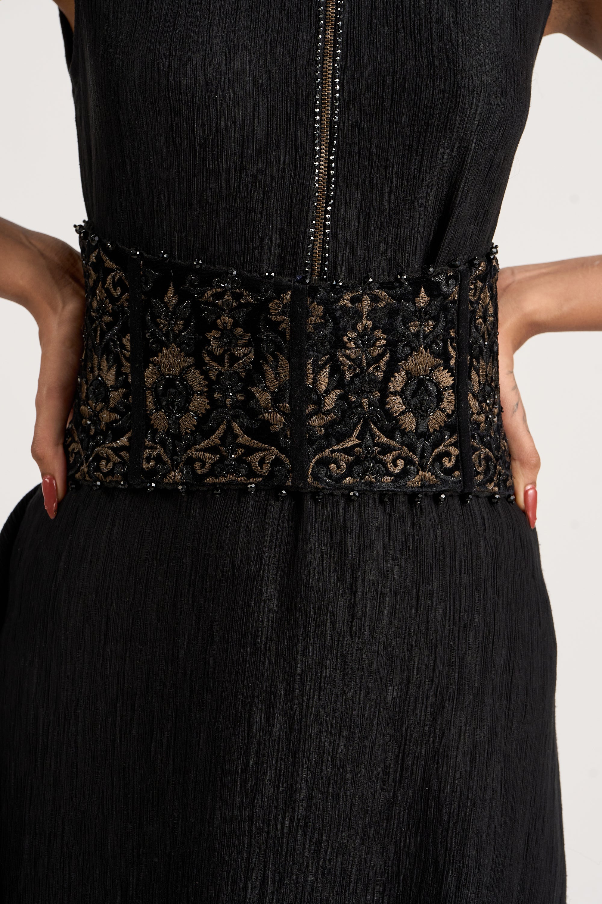 Embroidered Corset Belt