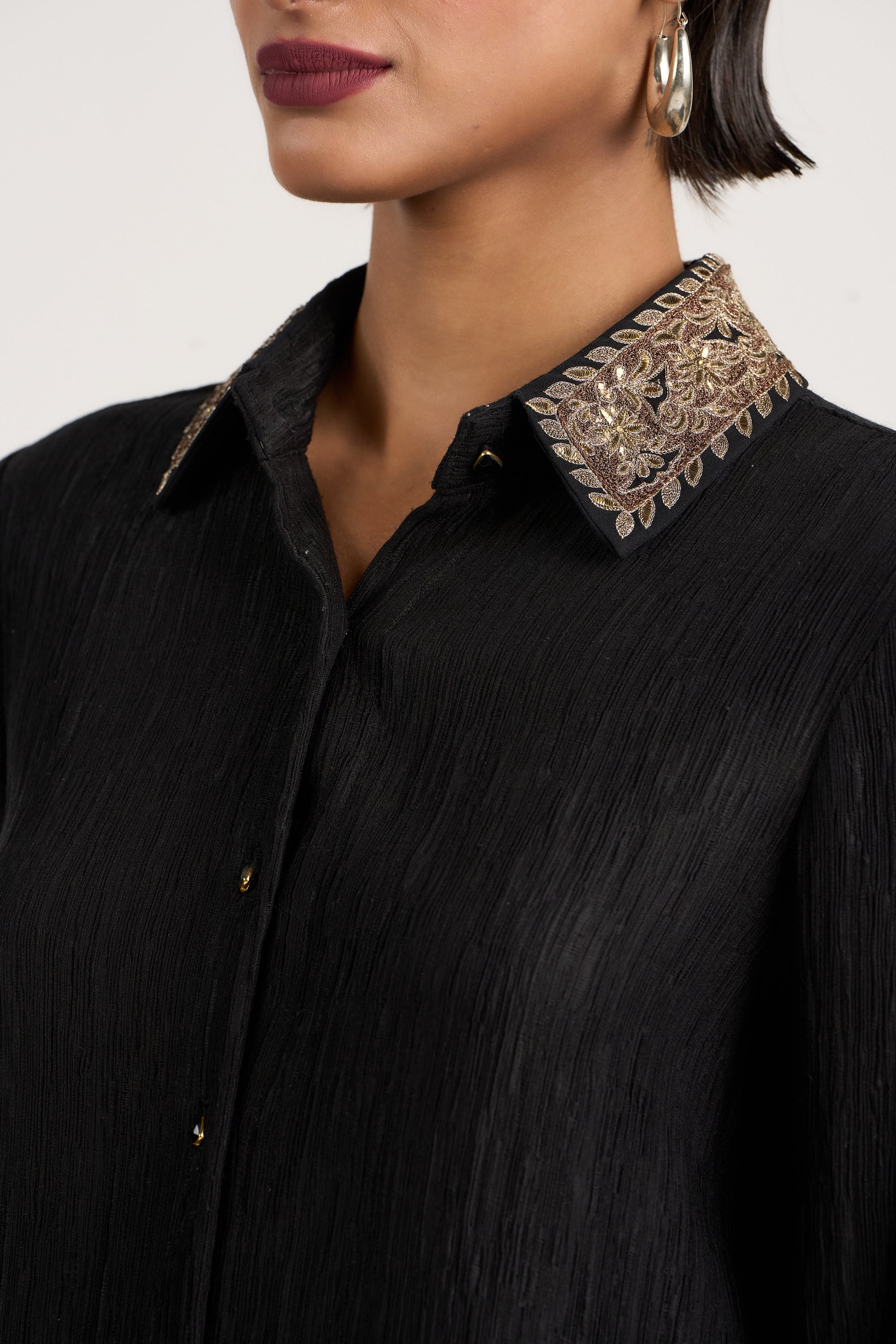 Embroidered Evening Shirt