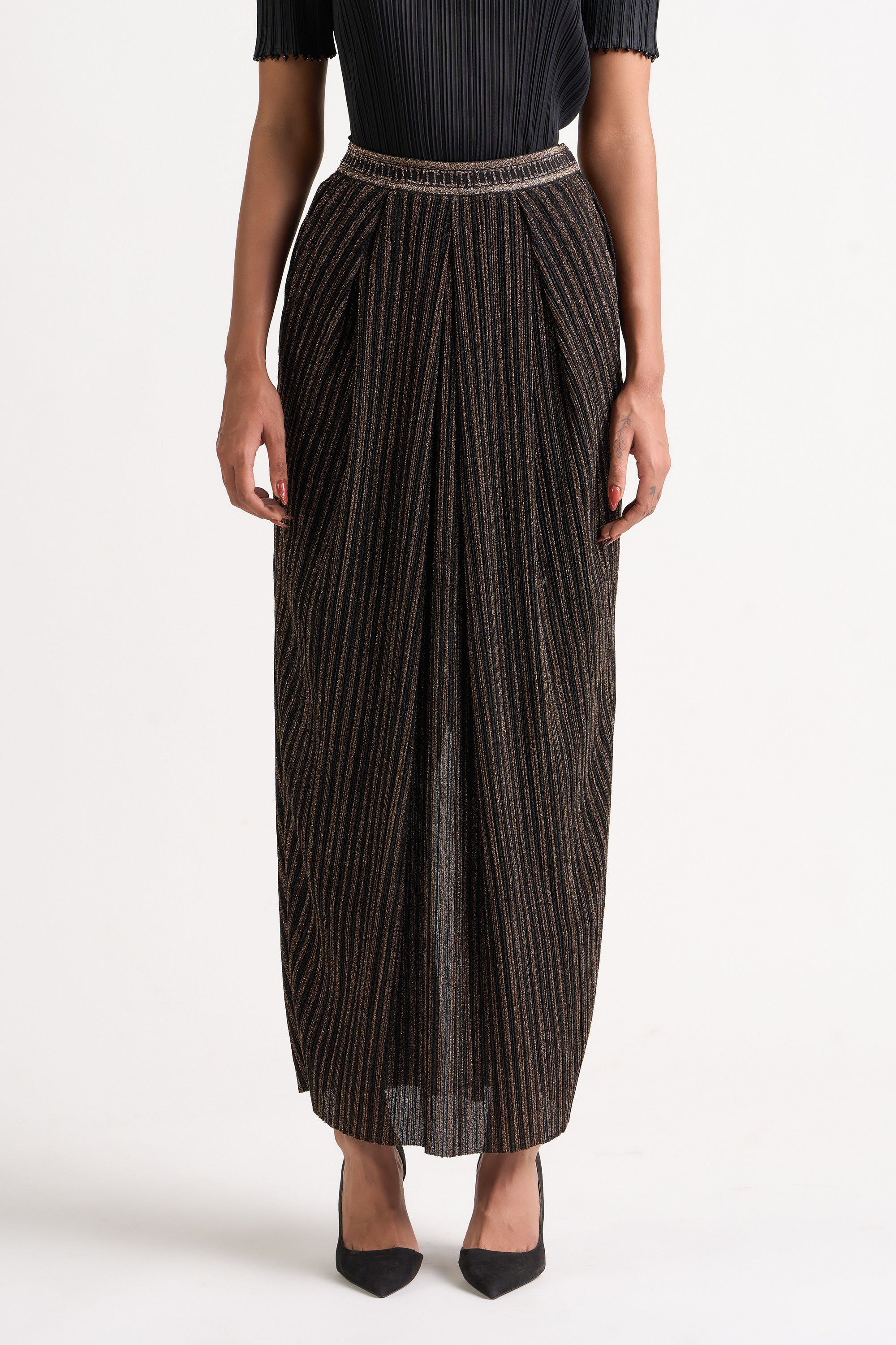 Crinkle Cocktail Skirt