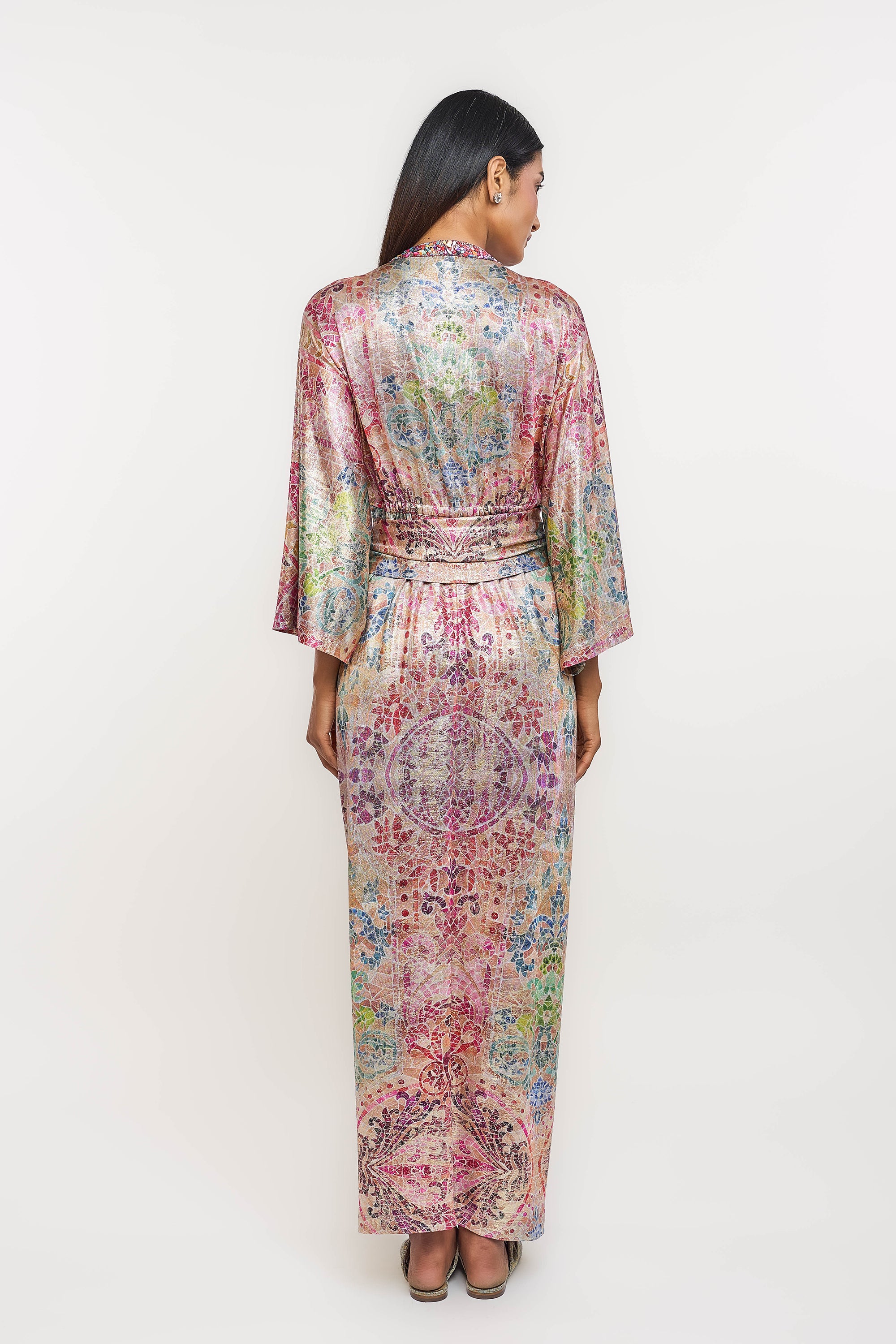 Mosaic Cinched Dress