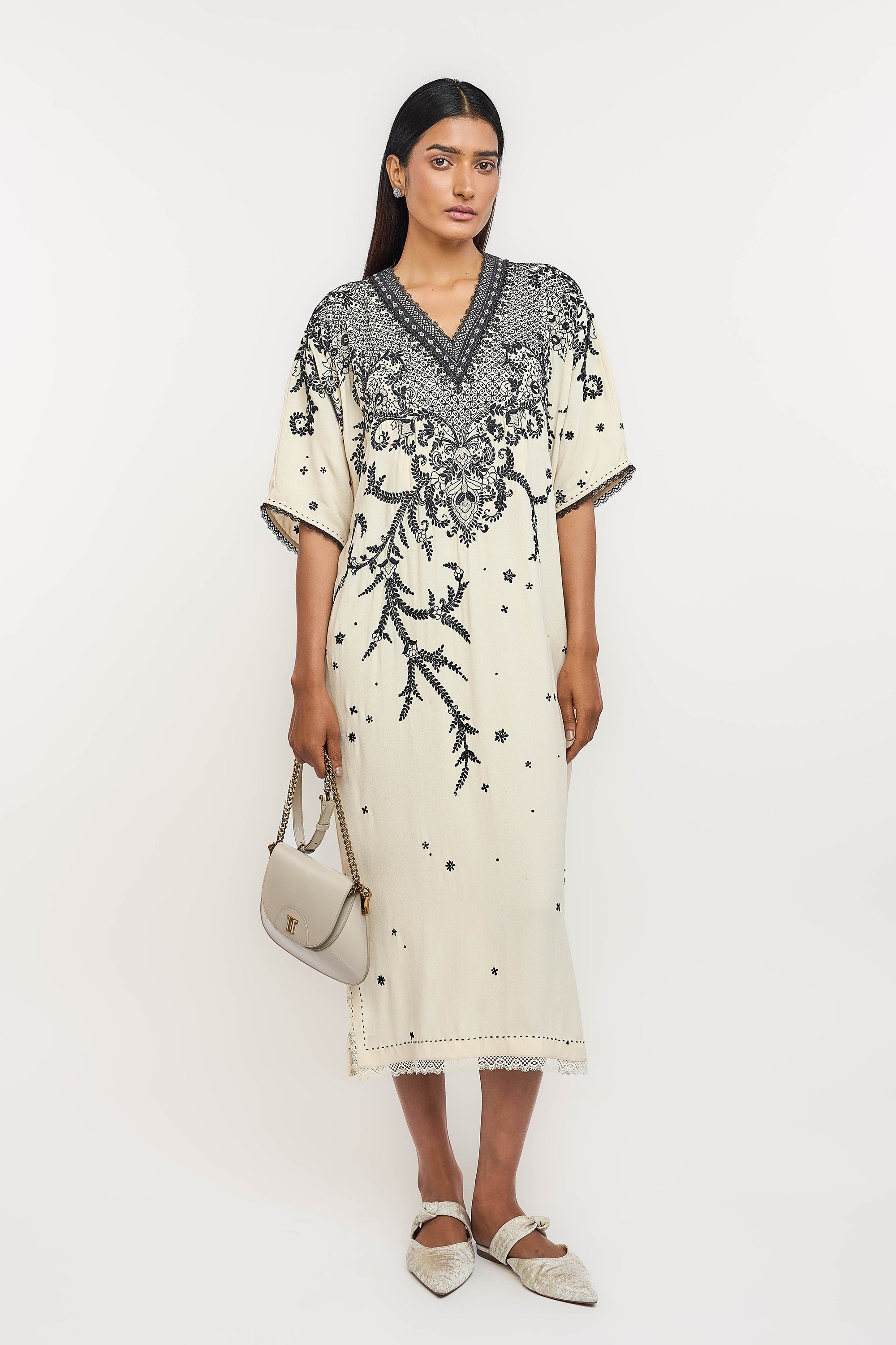 Chikan Evening Dress