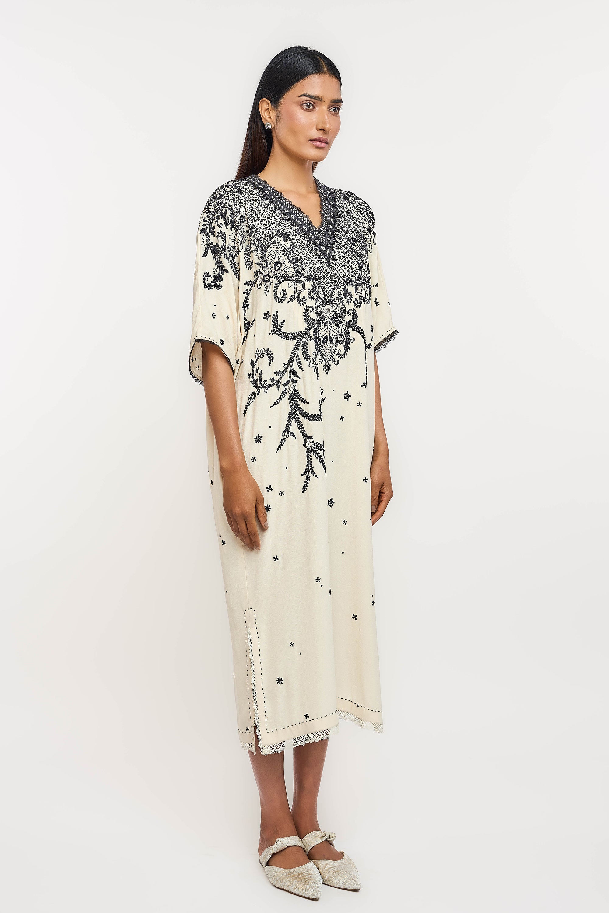 Chikan Evening Dress