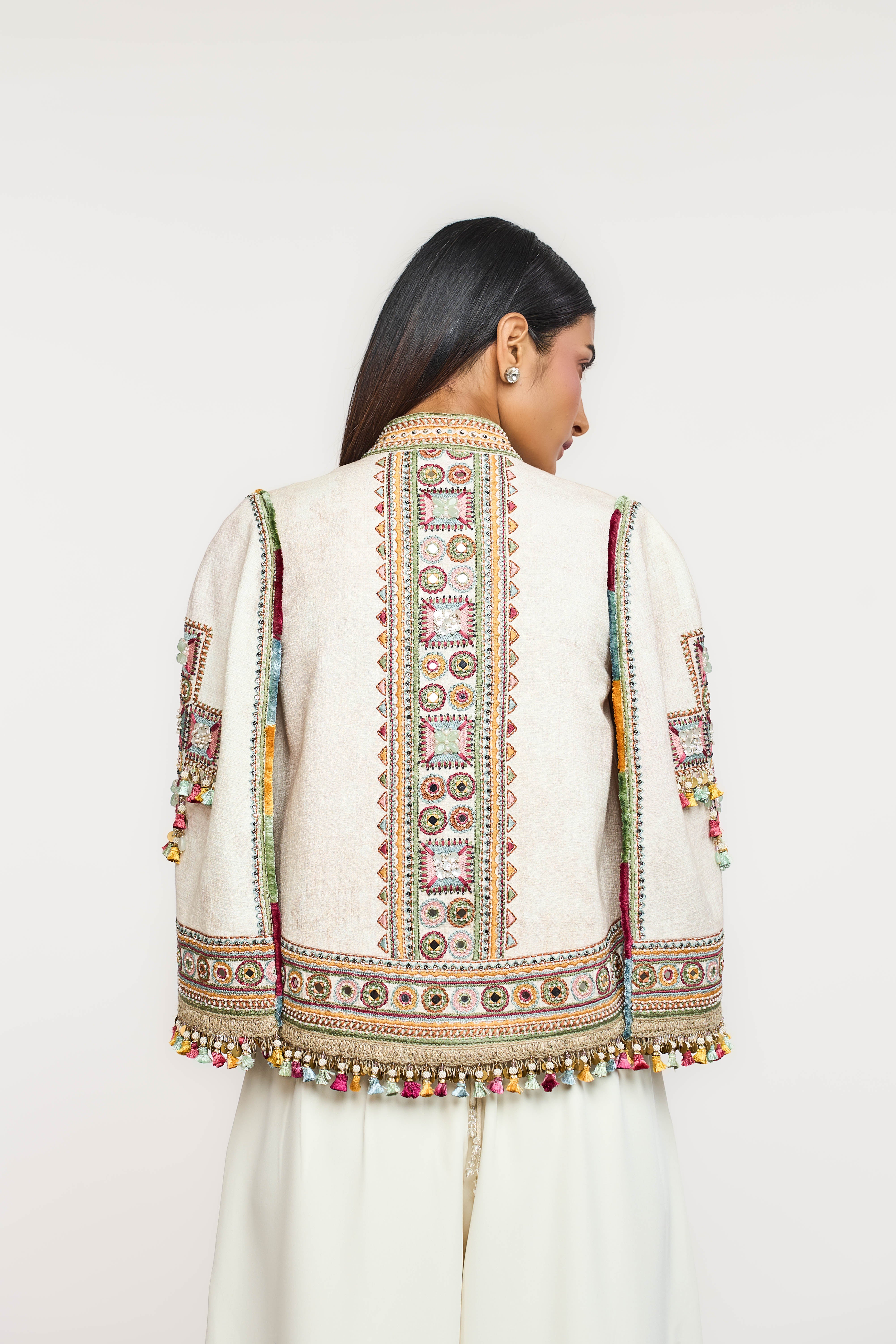 Rabari Mirrorwork Cape