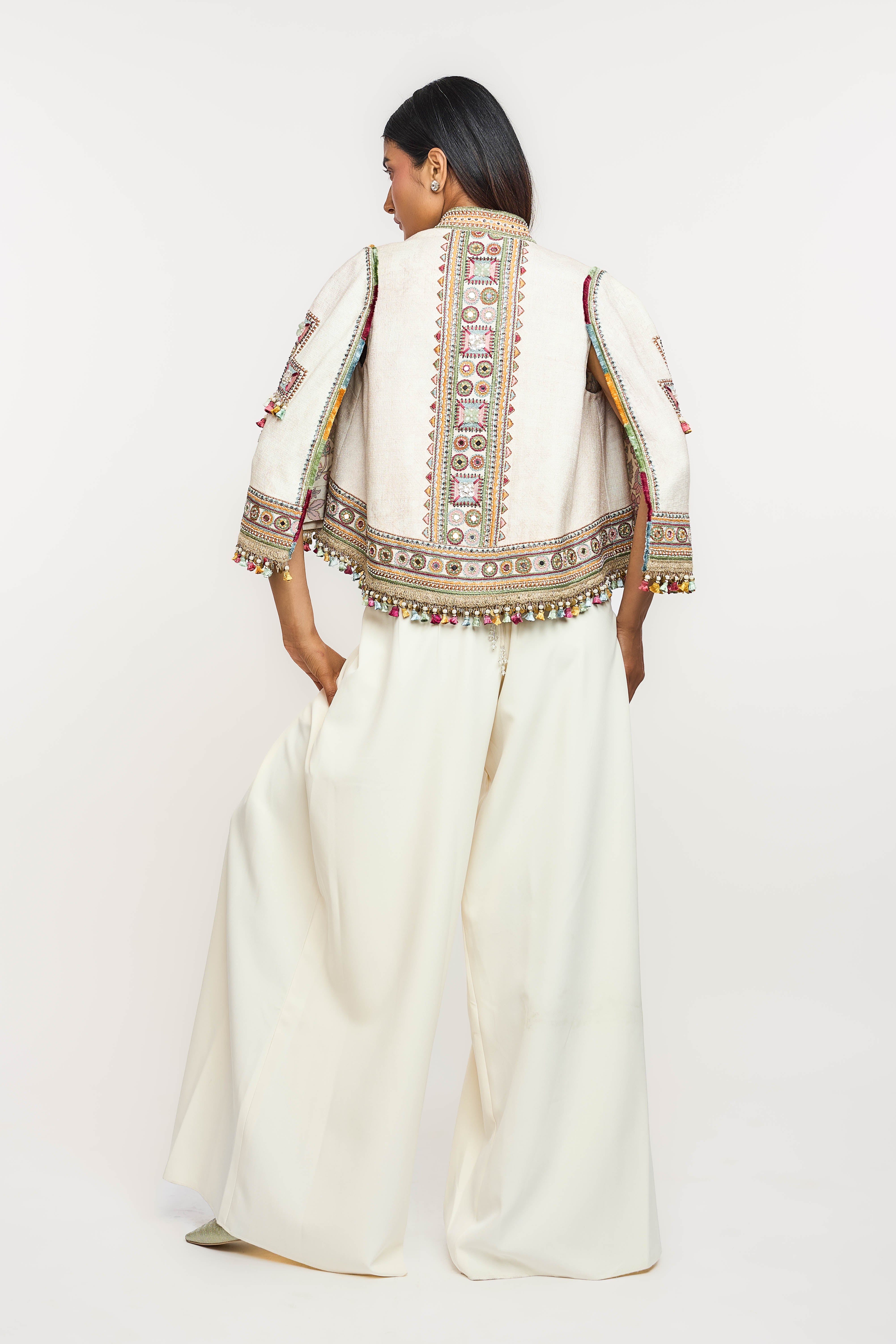 Rabari Mirrorwork Cape