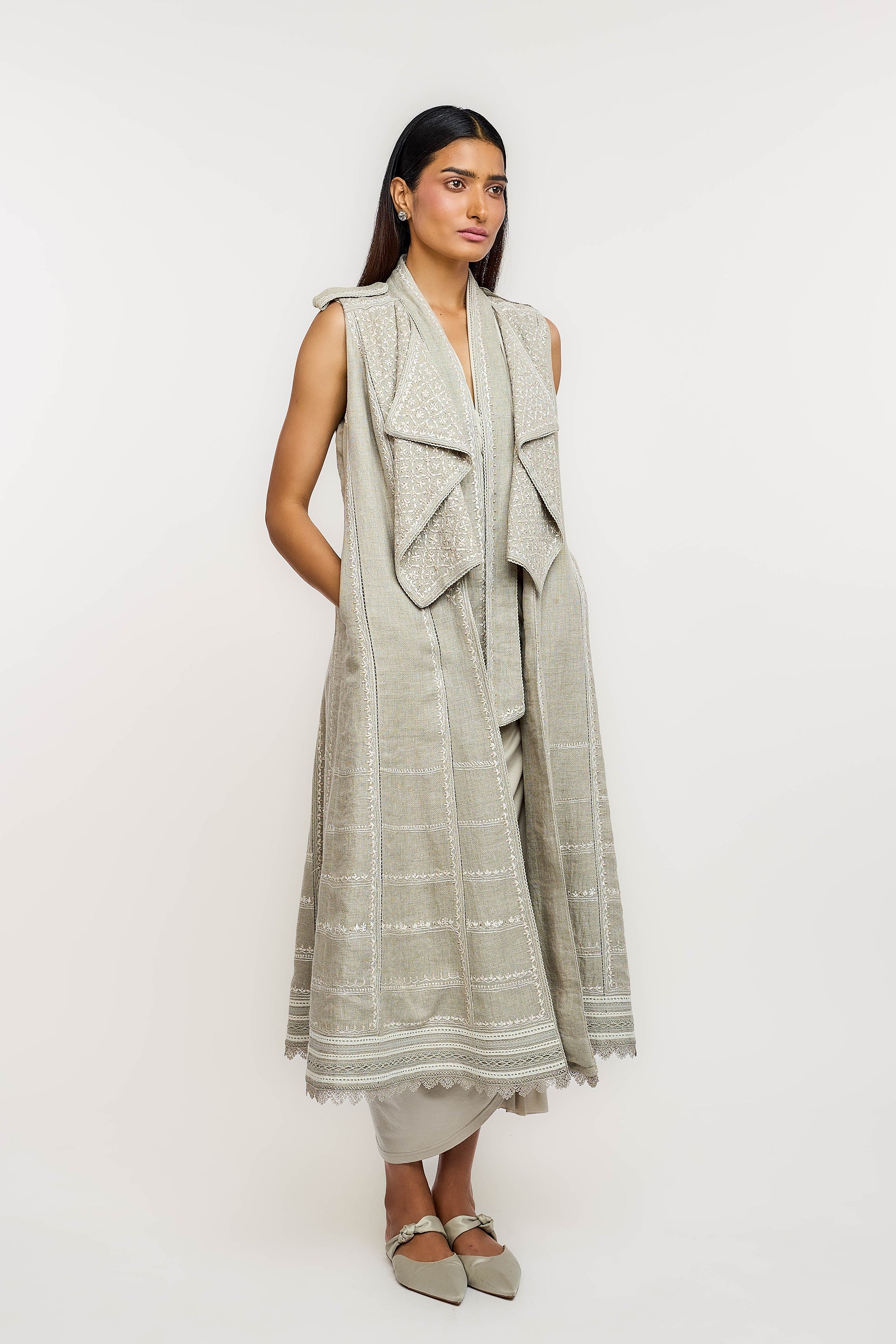 Chikan Day Coat