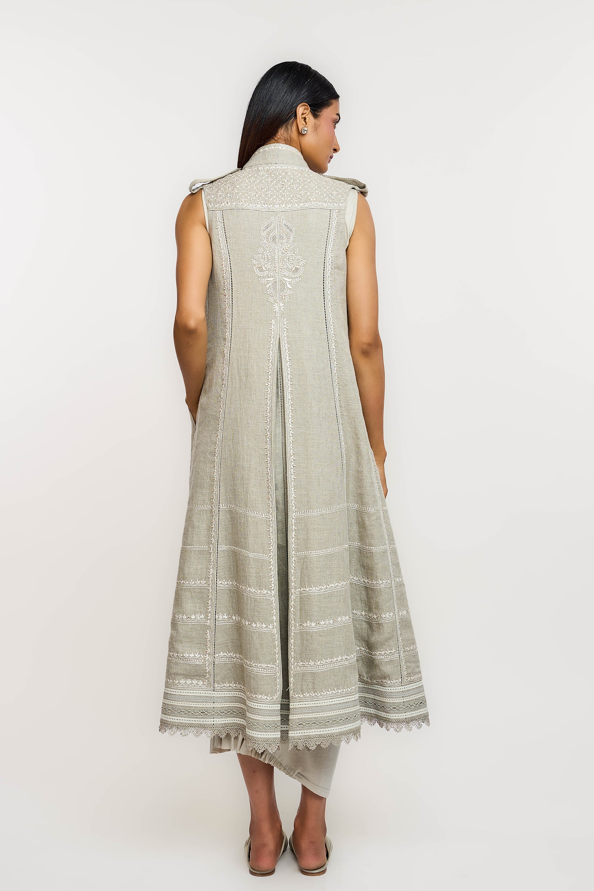 Chikan Day Coat