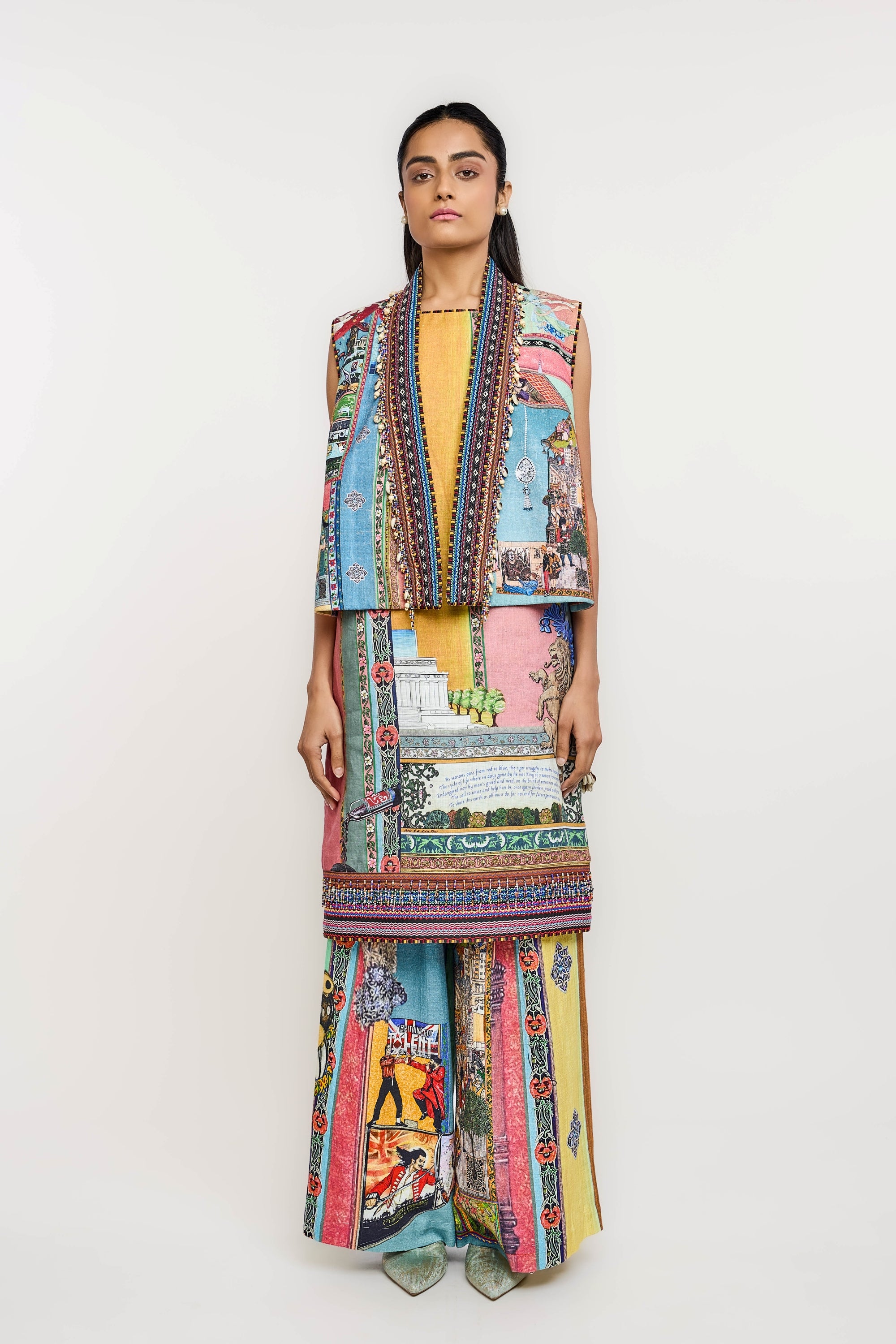 Art Tie-Up Trousers