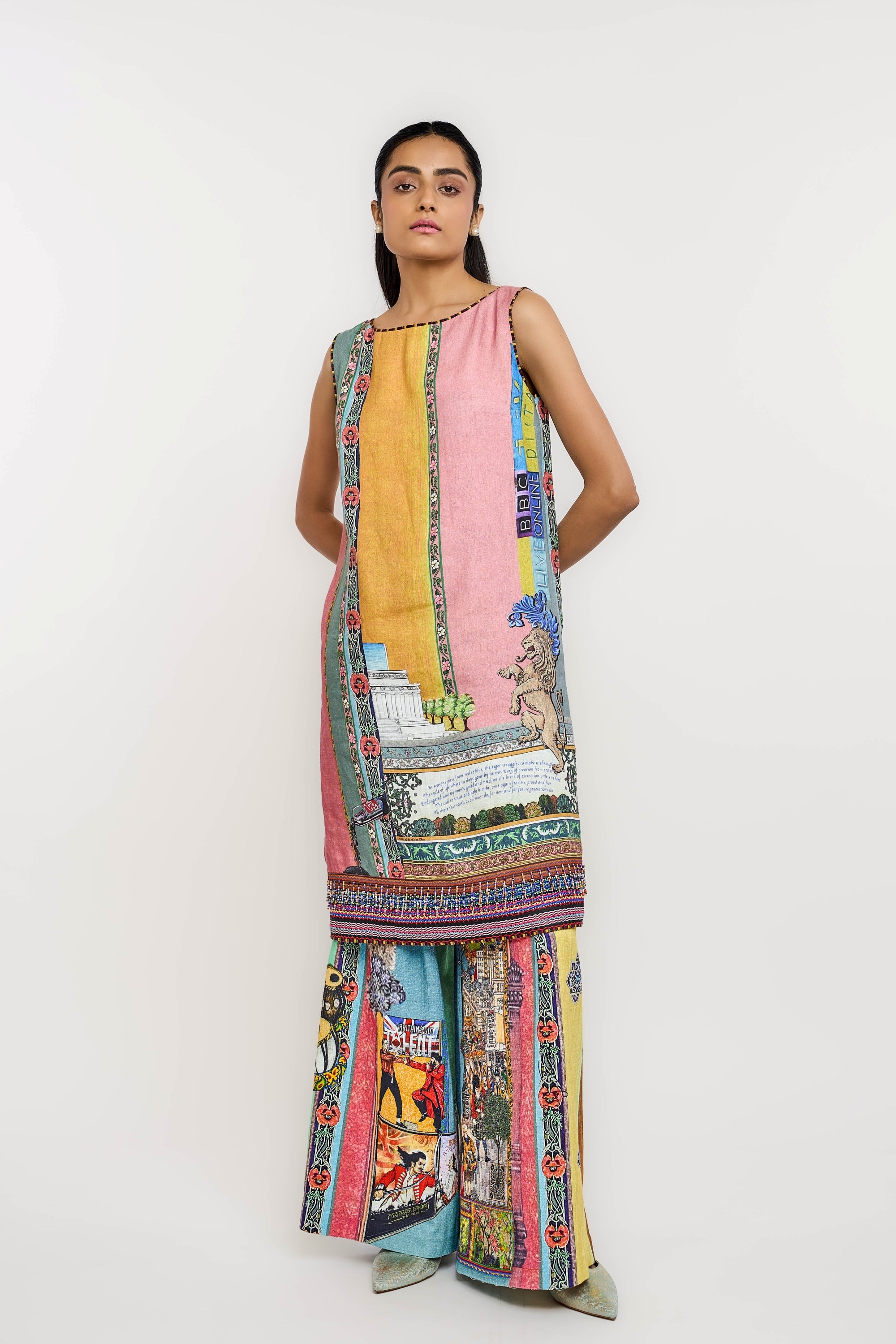 Art Tie-Up Trousers