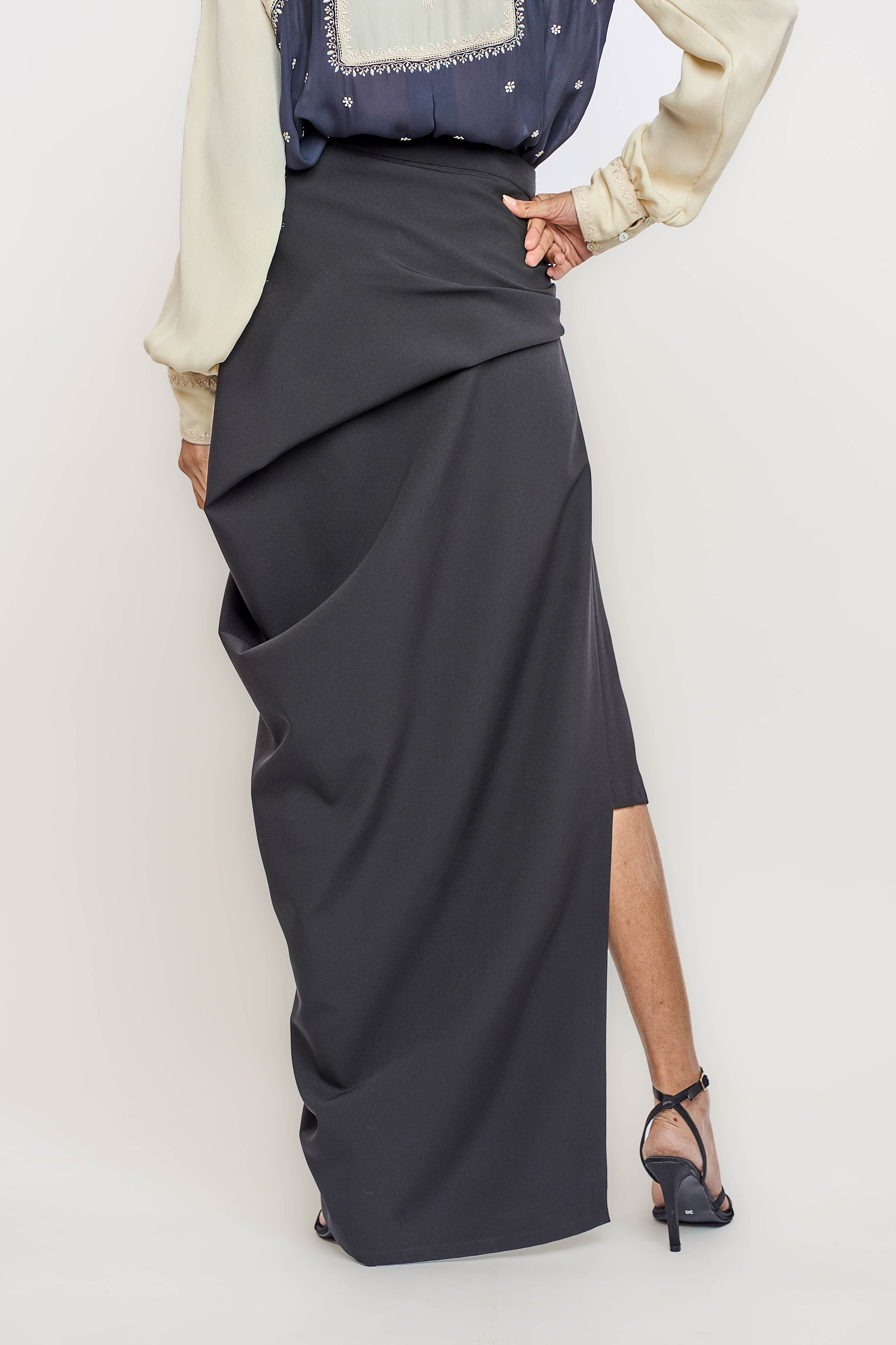 Asymmetrical Drape Skirt