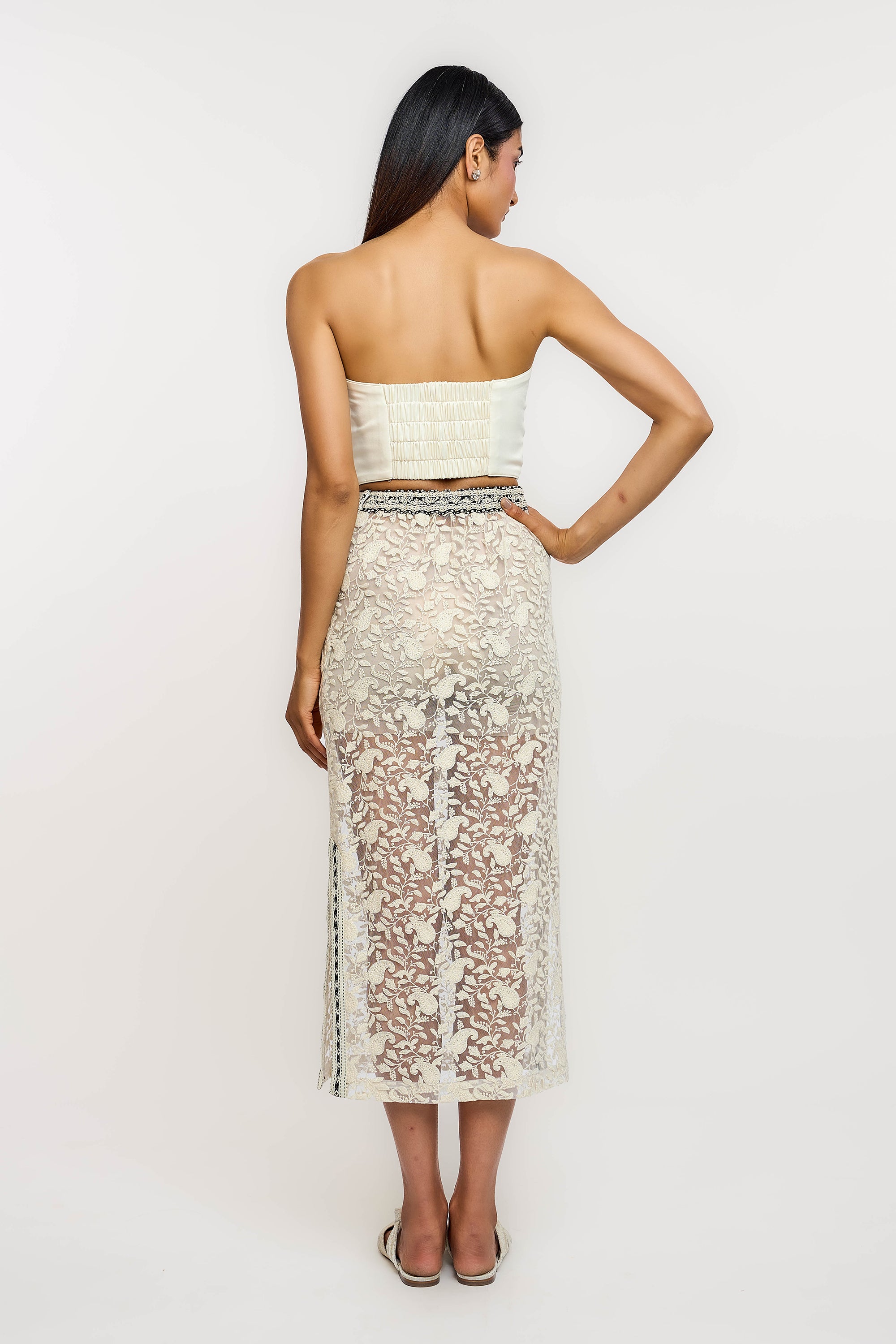 Paisley Pencil Skirt